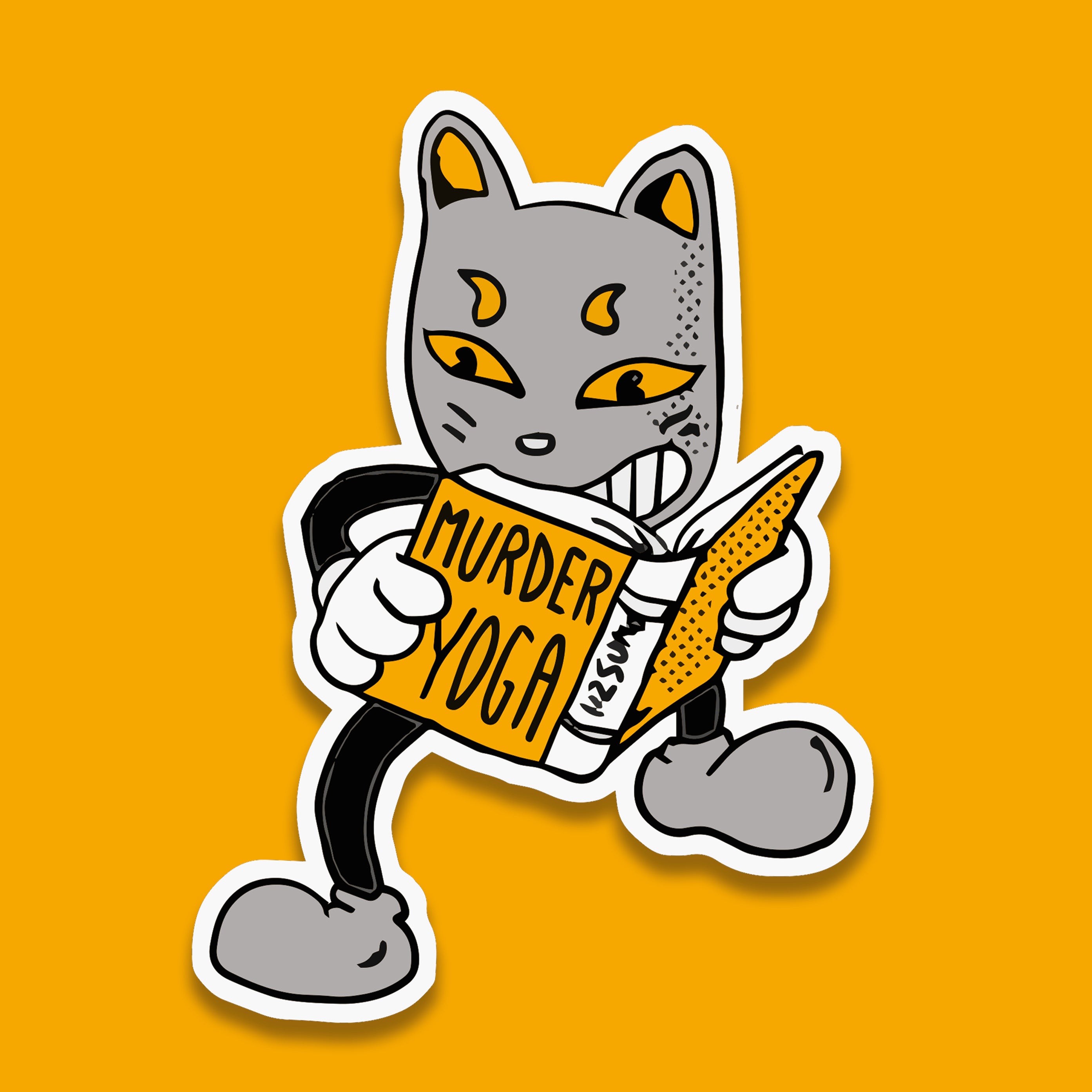Murder Yoga Sticker Set