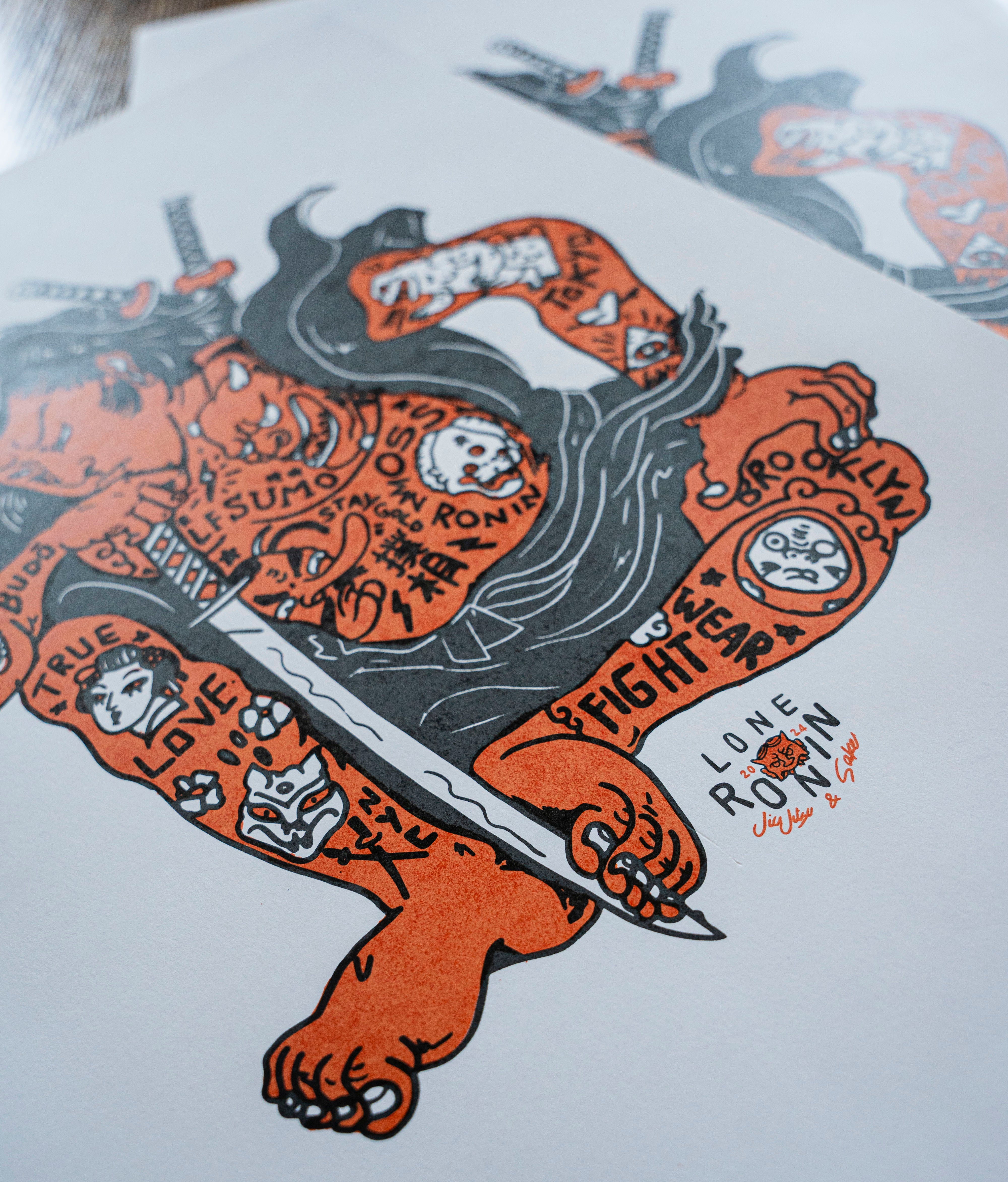 Lone Ronin - Print
