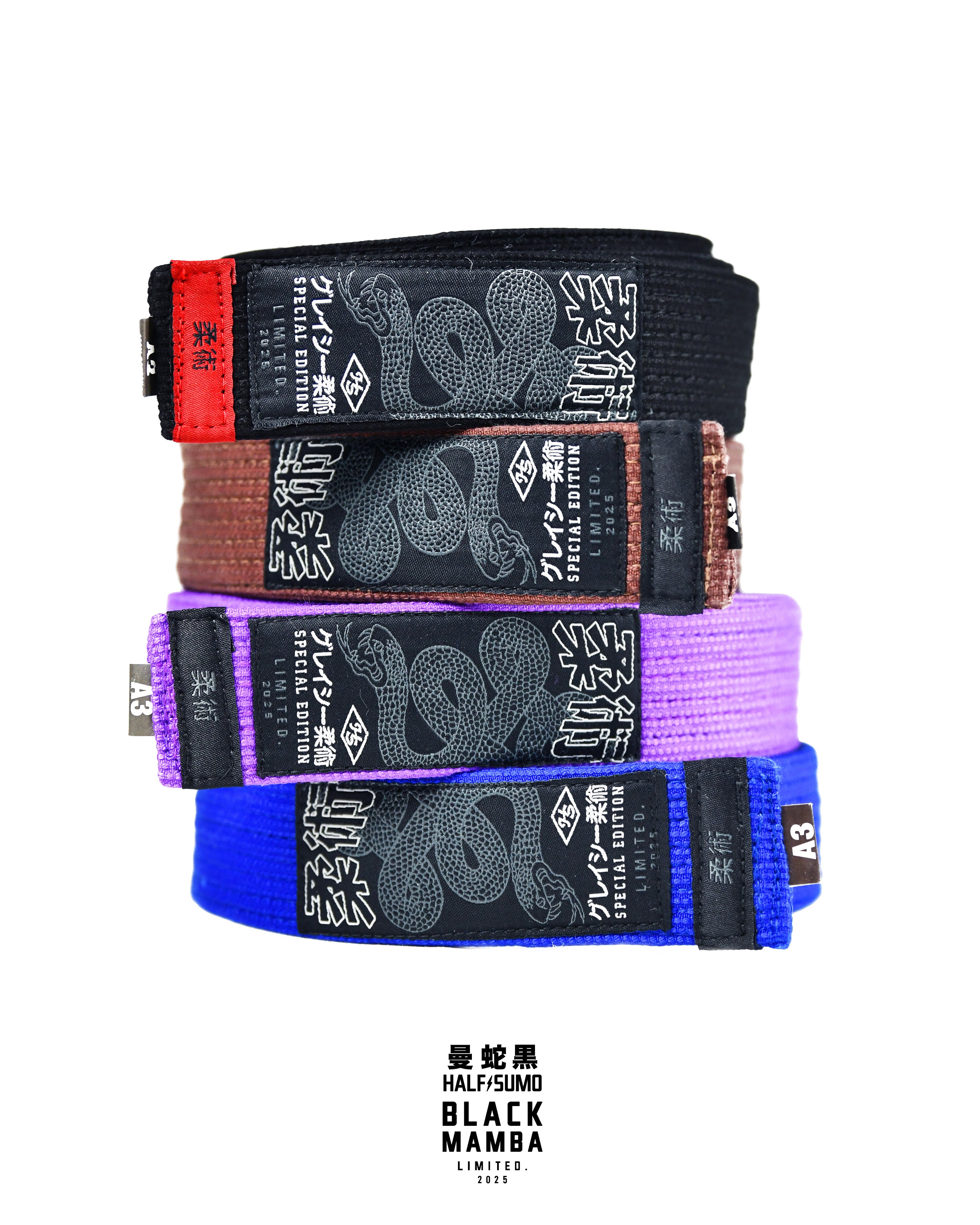 Black Mamba Jiu-Jitsu Belts 2025