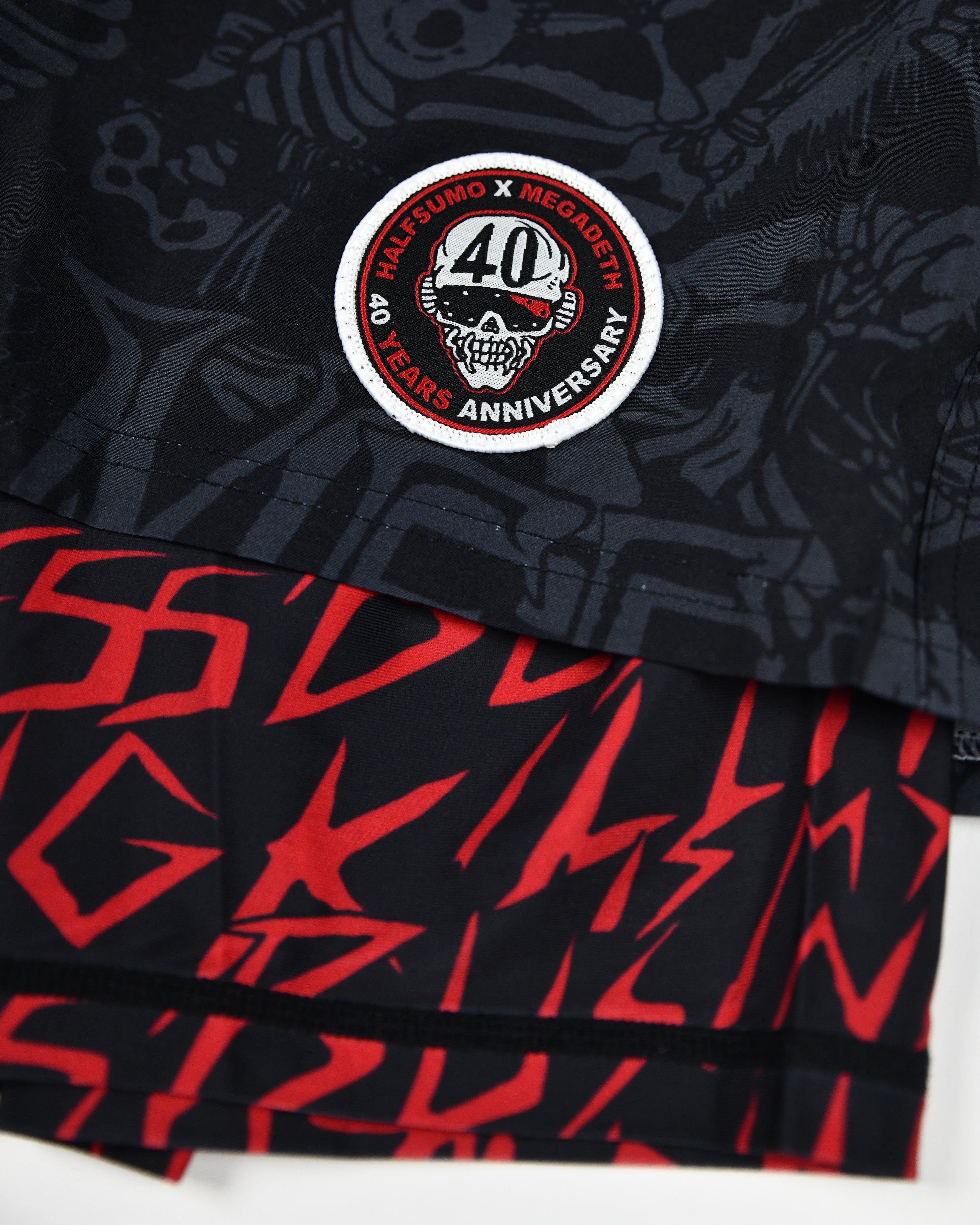 Megadeth Dual Layer Shorts
