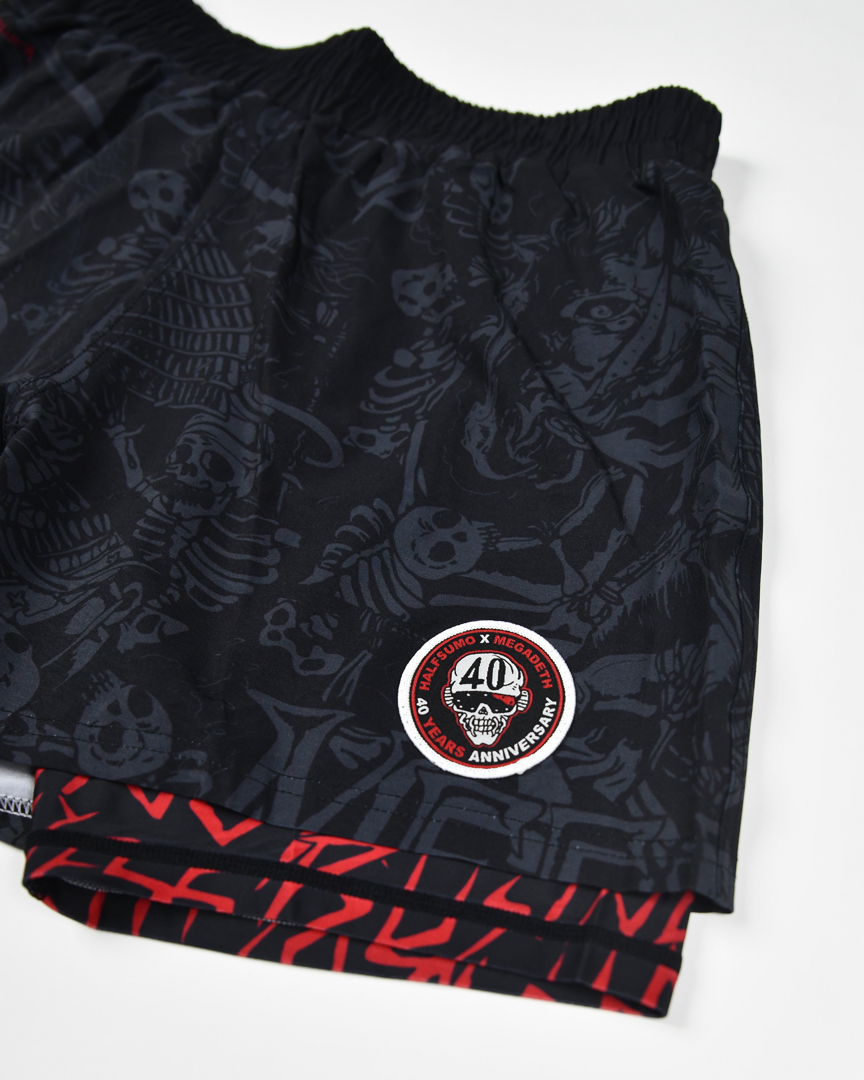 Megadeth Dual Layer Shorts