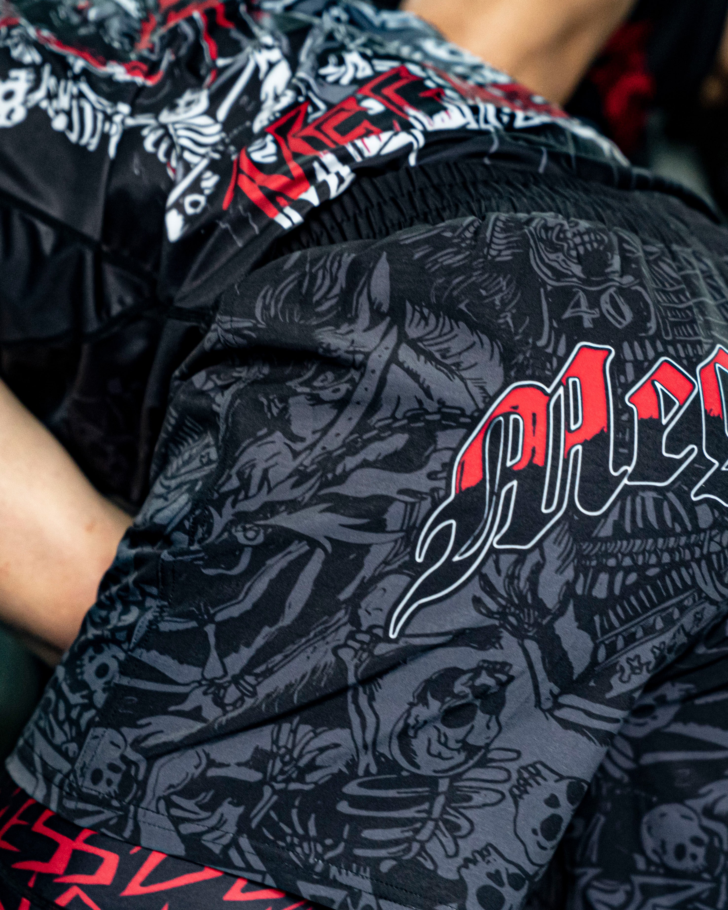 Megadeth Dual Layer Shorts