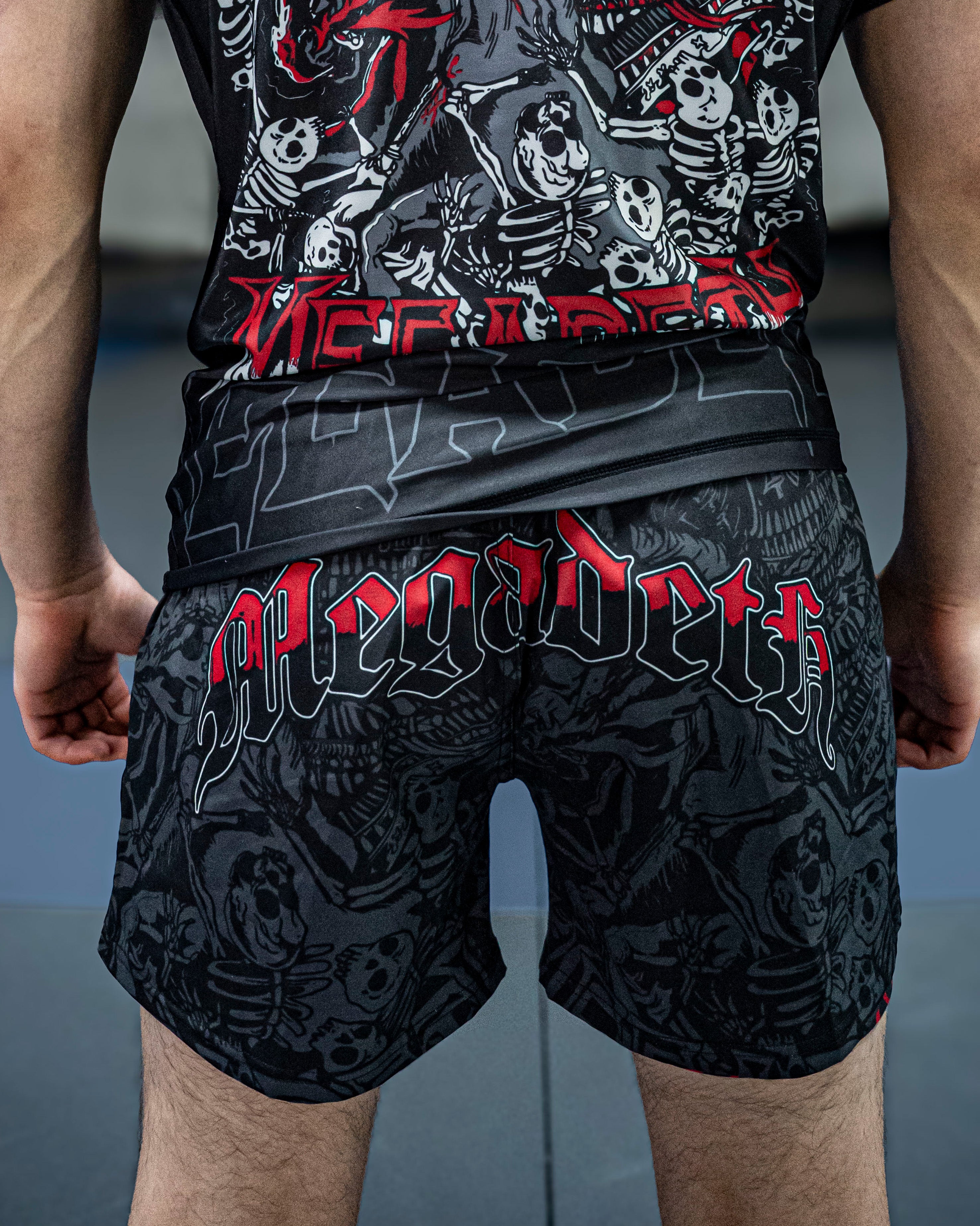 Megadeth Dual Layer Shorts