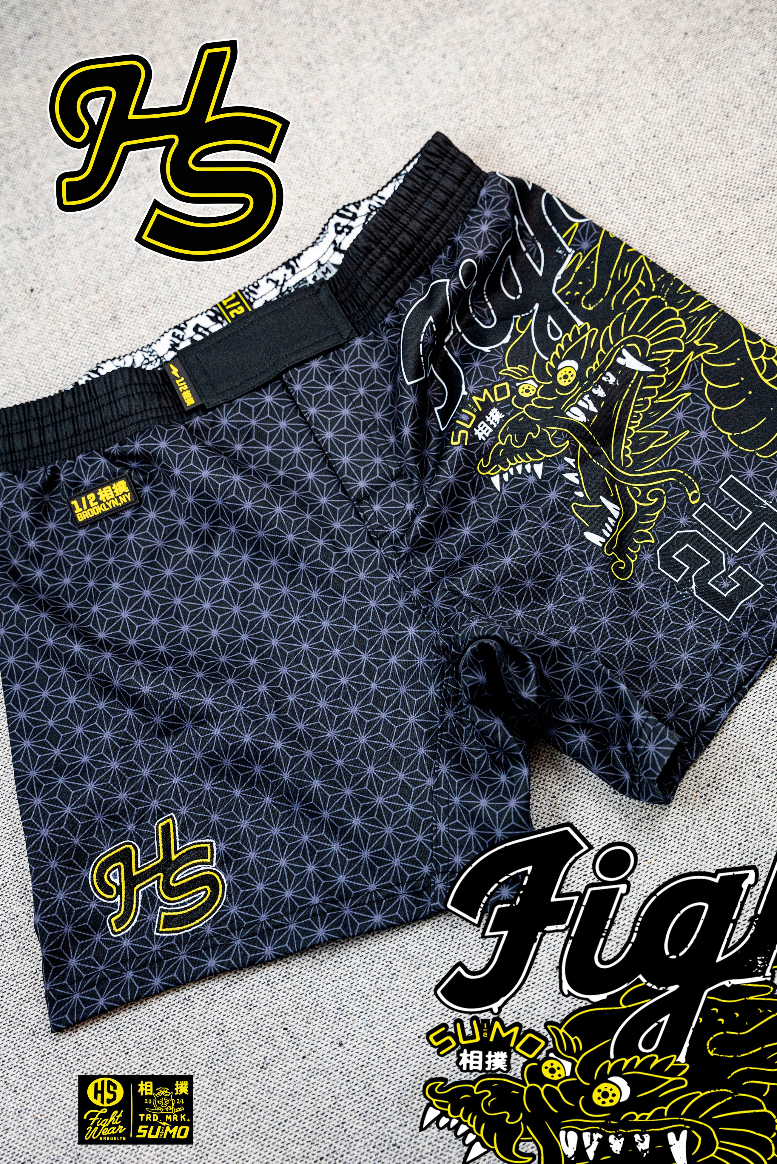 Golden Ryu Hybrid Shorts