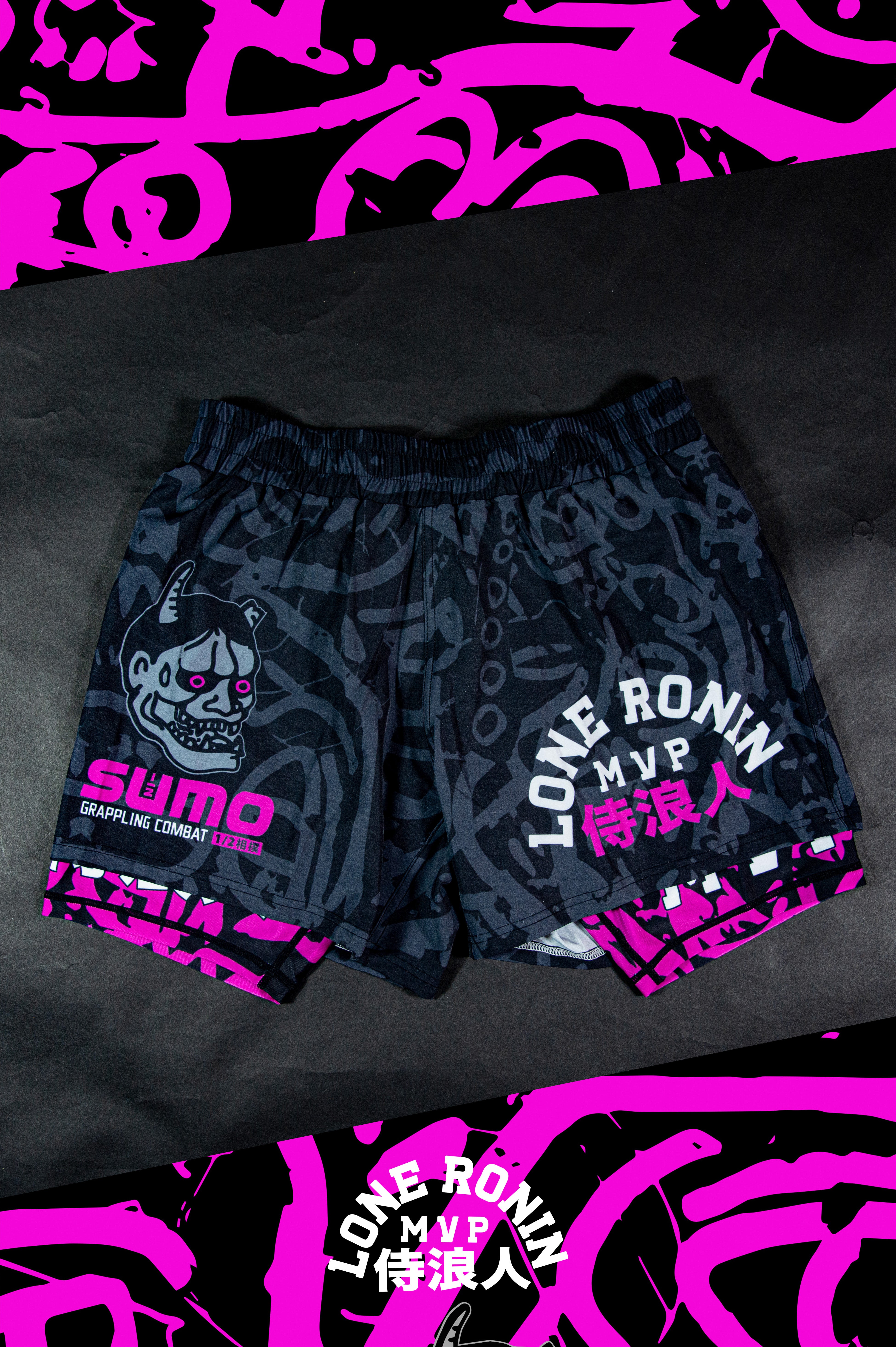 HS x MVP “Lone Ronin” Dual Layer Shorts