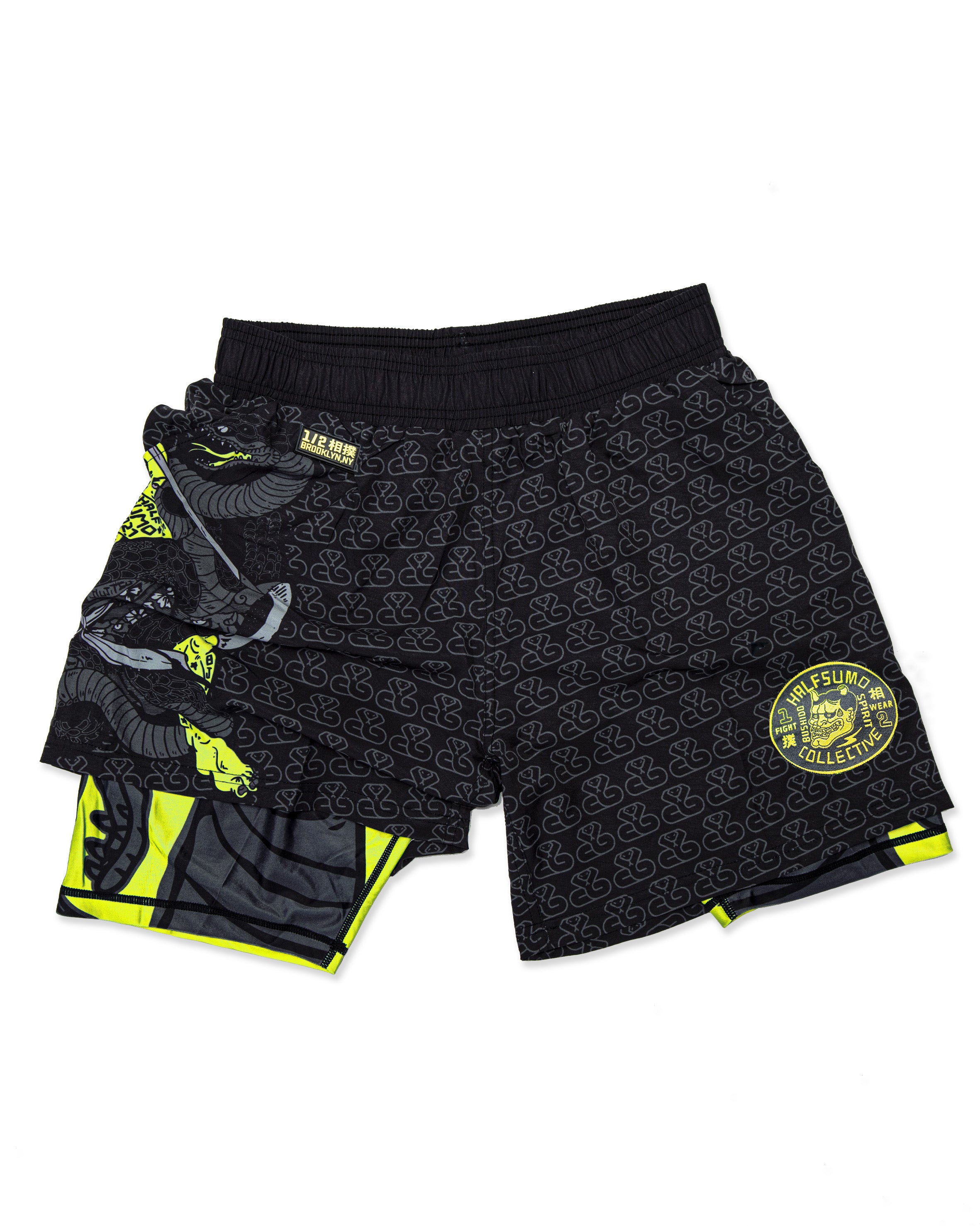 Black Mamba Dual Layer Shorts