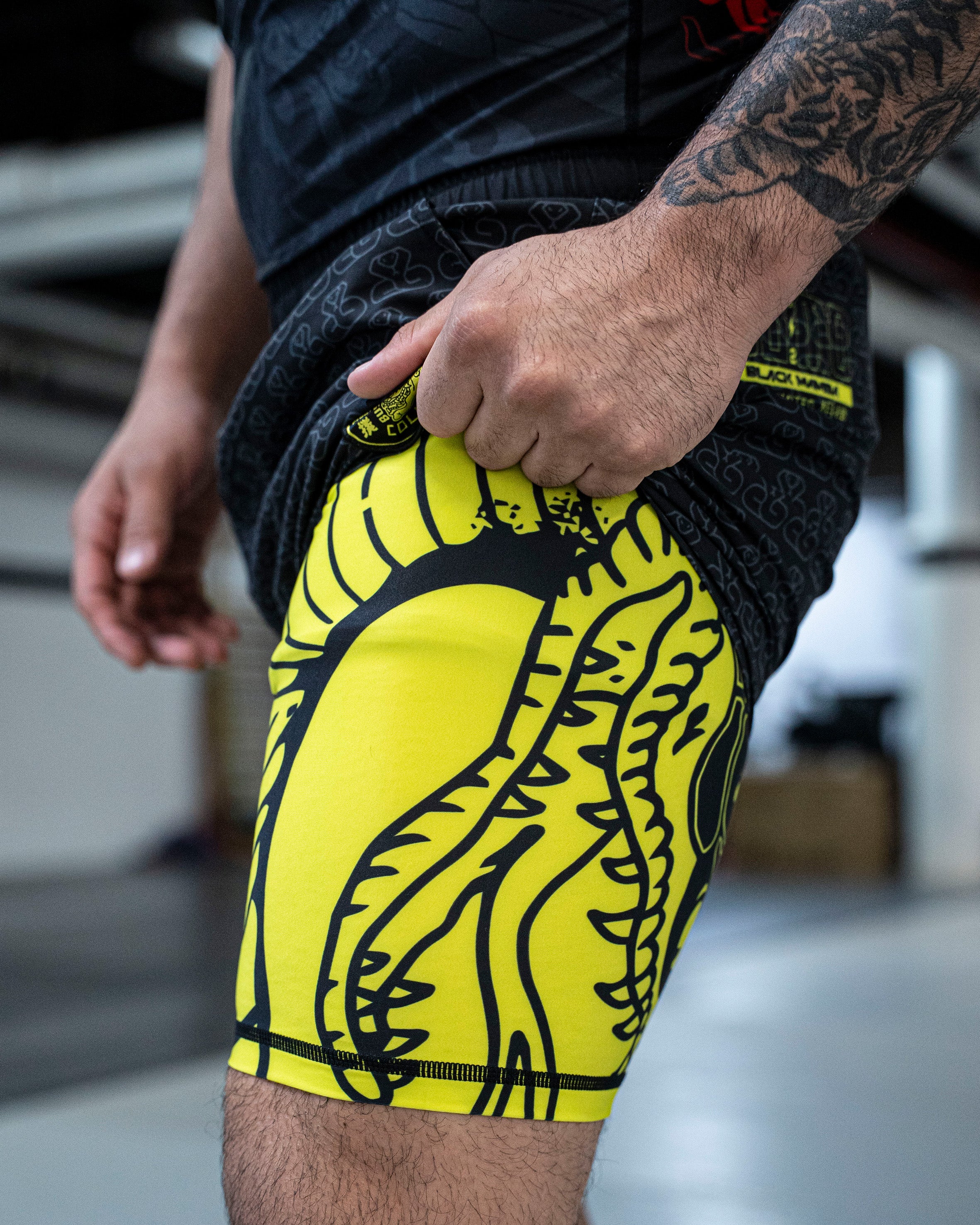 Black Mamba Dual Layer Shorts