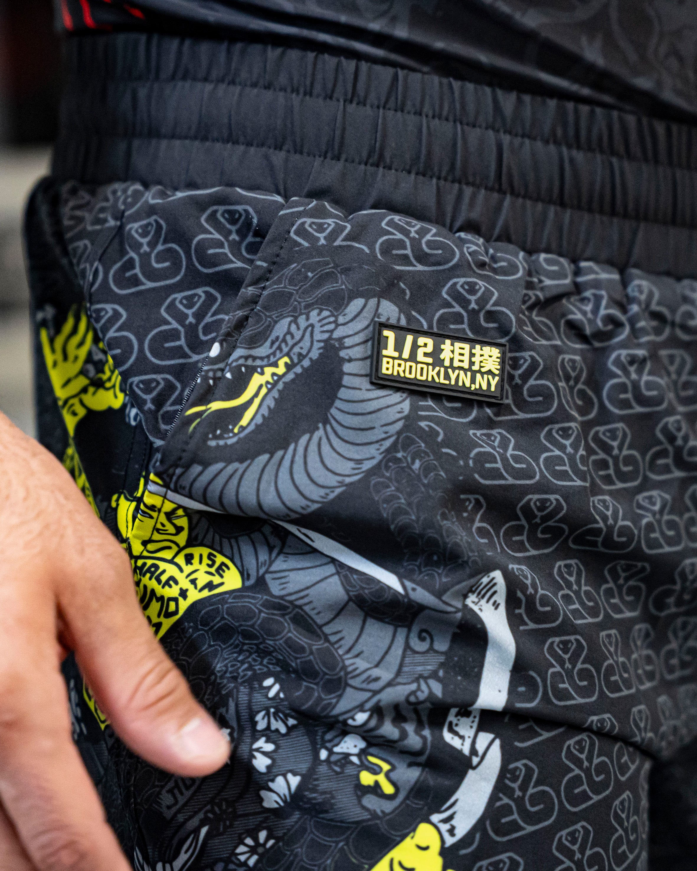 Black Mamba Dual Layer Shorts