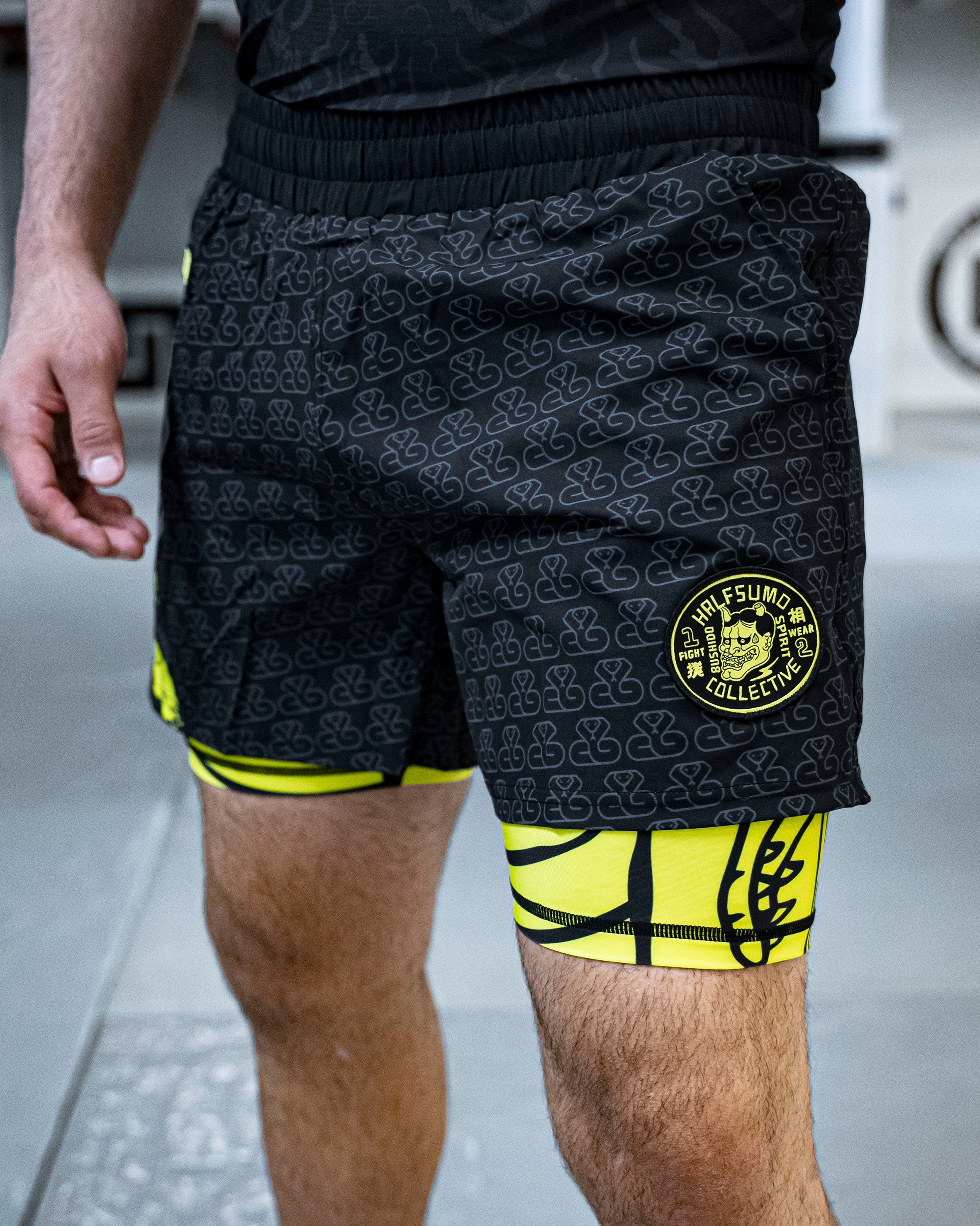 Black Mamba Dual Layer Shorts