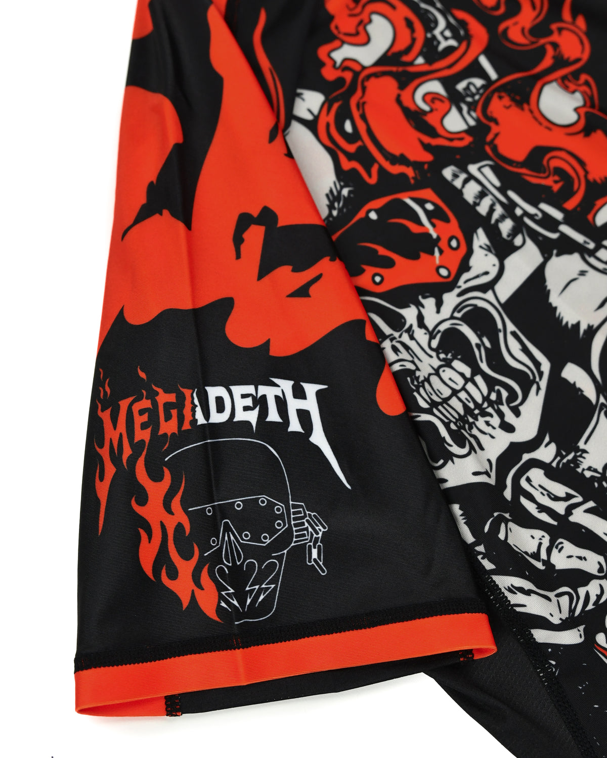 Megadeth Rash Guard Megadeth Farewell Fire Rashguard