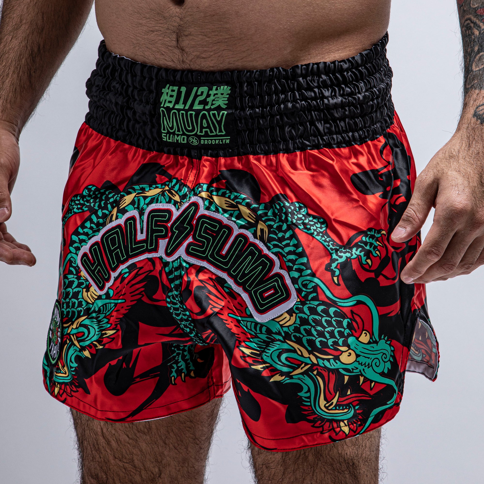 Buy Edition Sports MMA Shorts for Men Print Muay Thai Shorts Fight Training  Boxing Trunks Red (Size-Small) Online at Best Prices in India - JioMart.