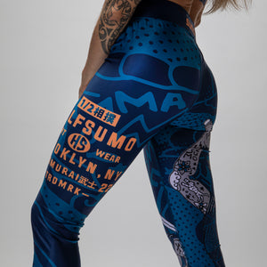 Onna Blue Spats for Women