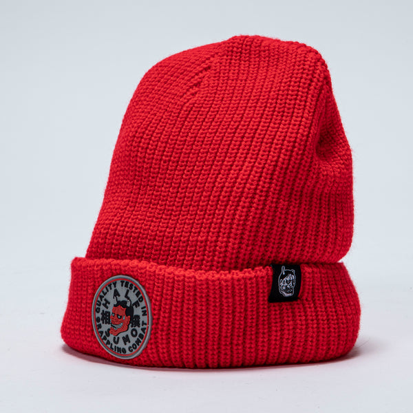 帽子 sooty Gradient Beanie red Oni Beanie Red