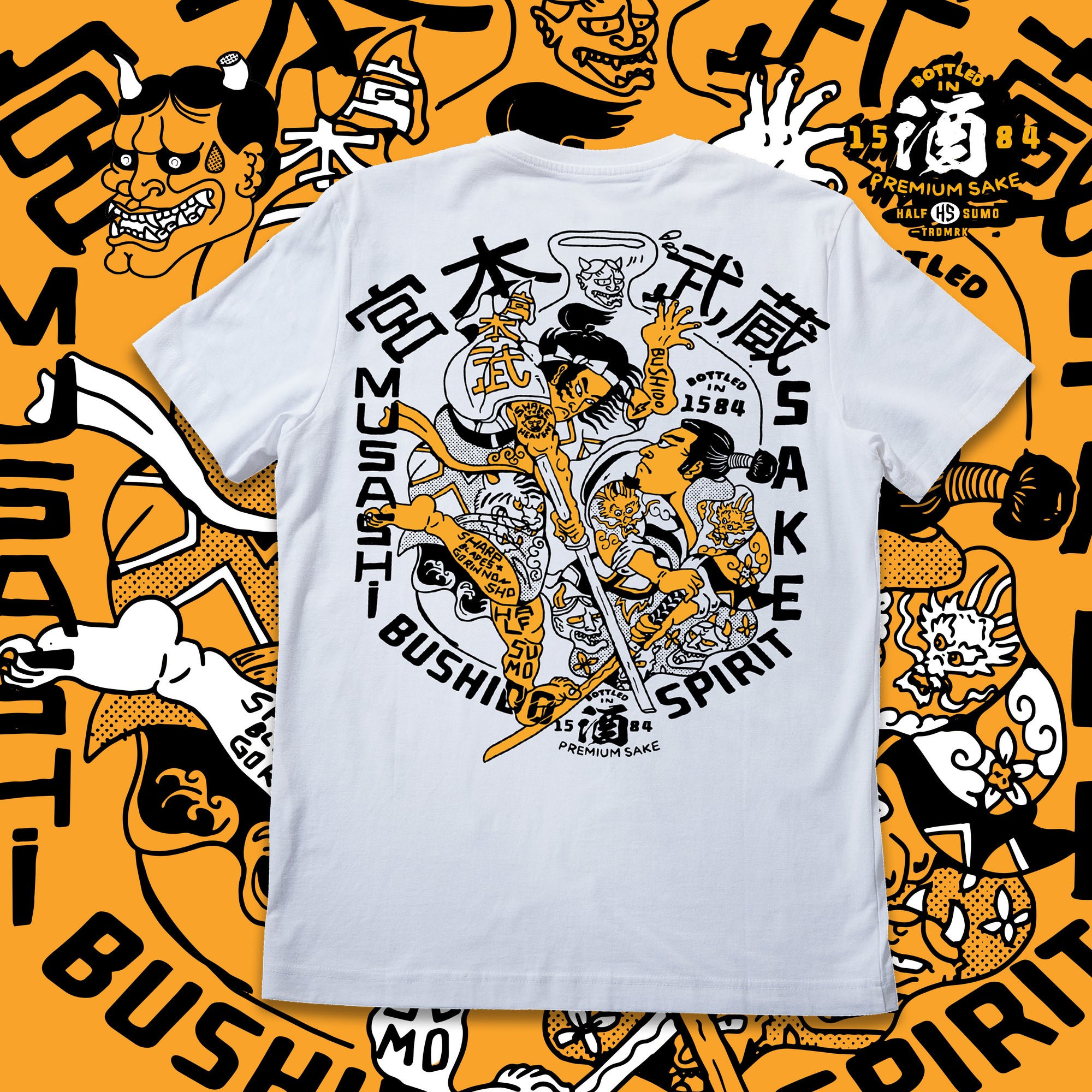 Musashi Sake T-Shirt – Half Sumo