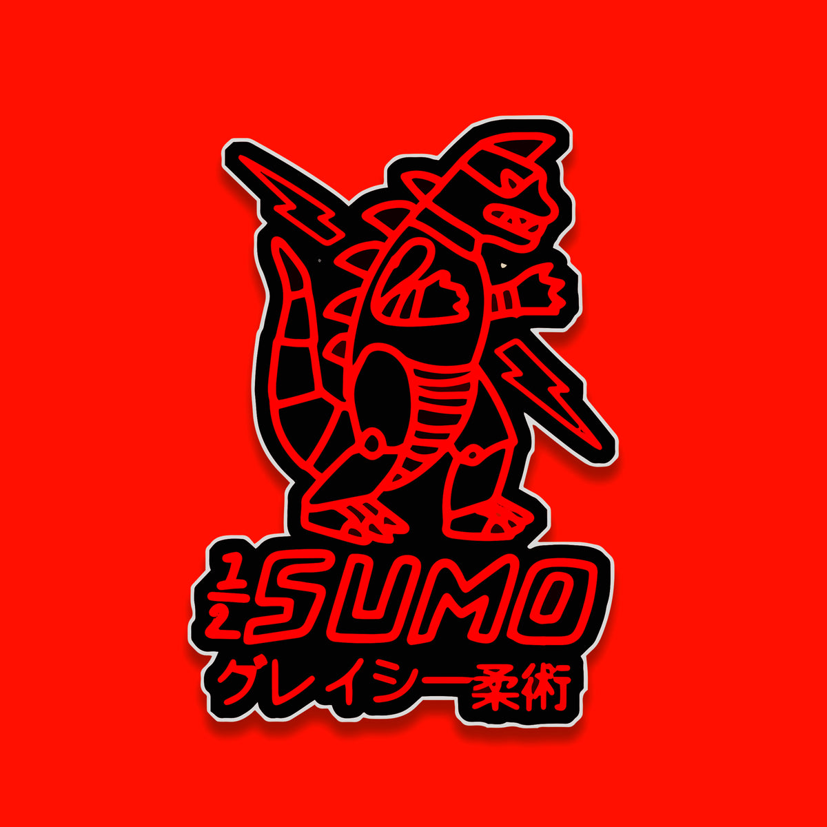 Sumo Goose Sticker Neon Sticker Set – Half Sumo