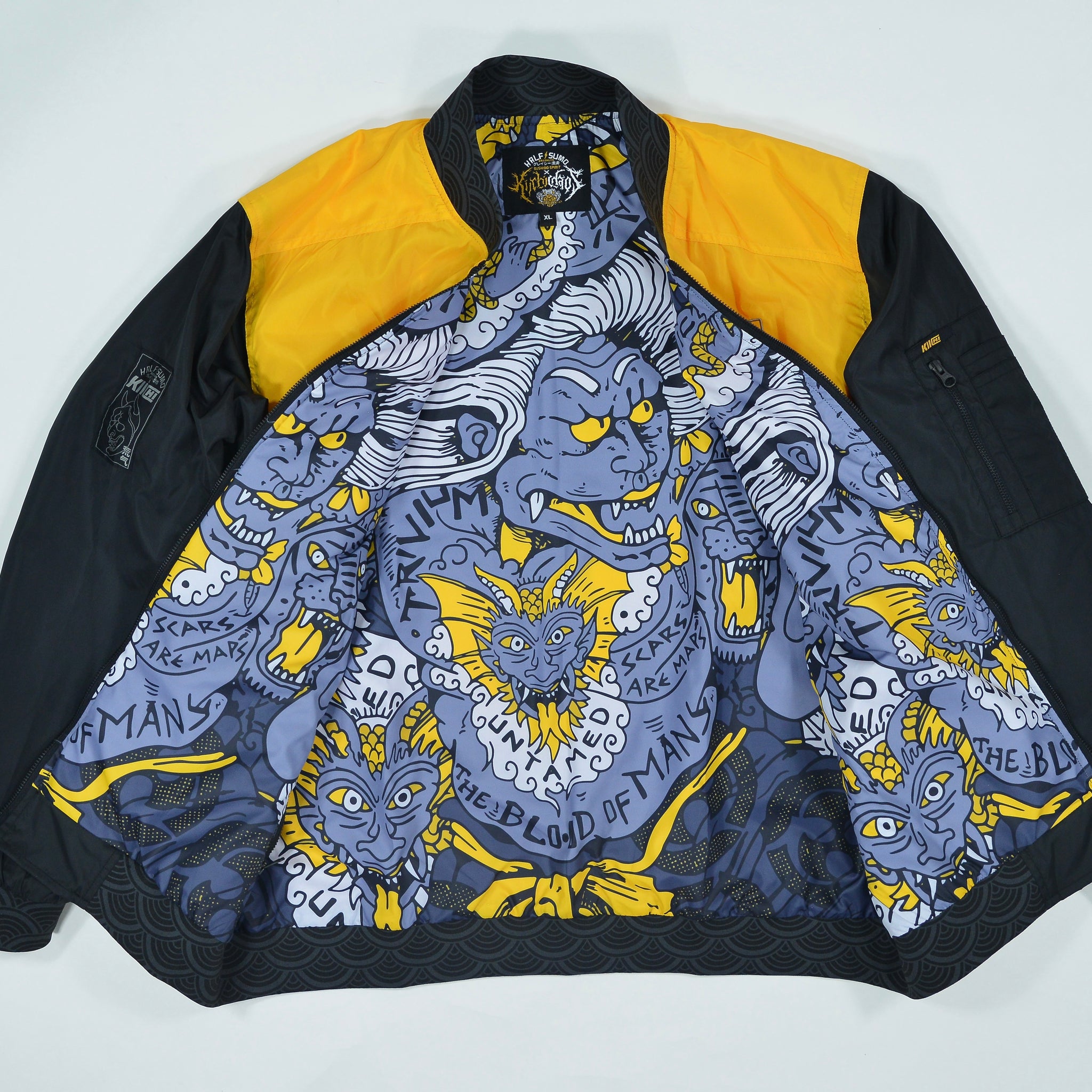 Kiichi Ichiban Aviator Jacket Yellow