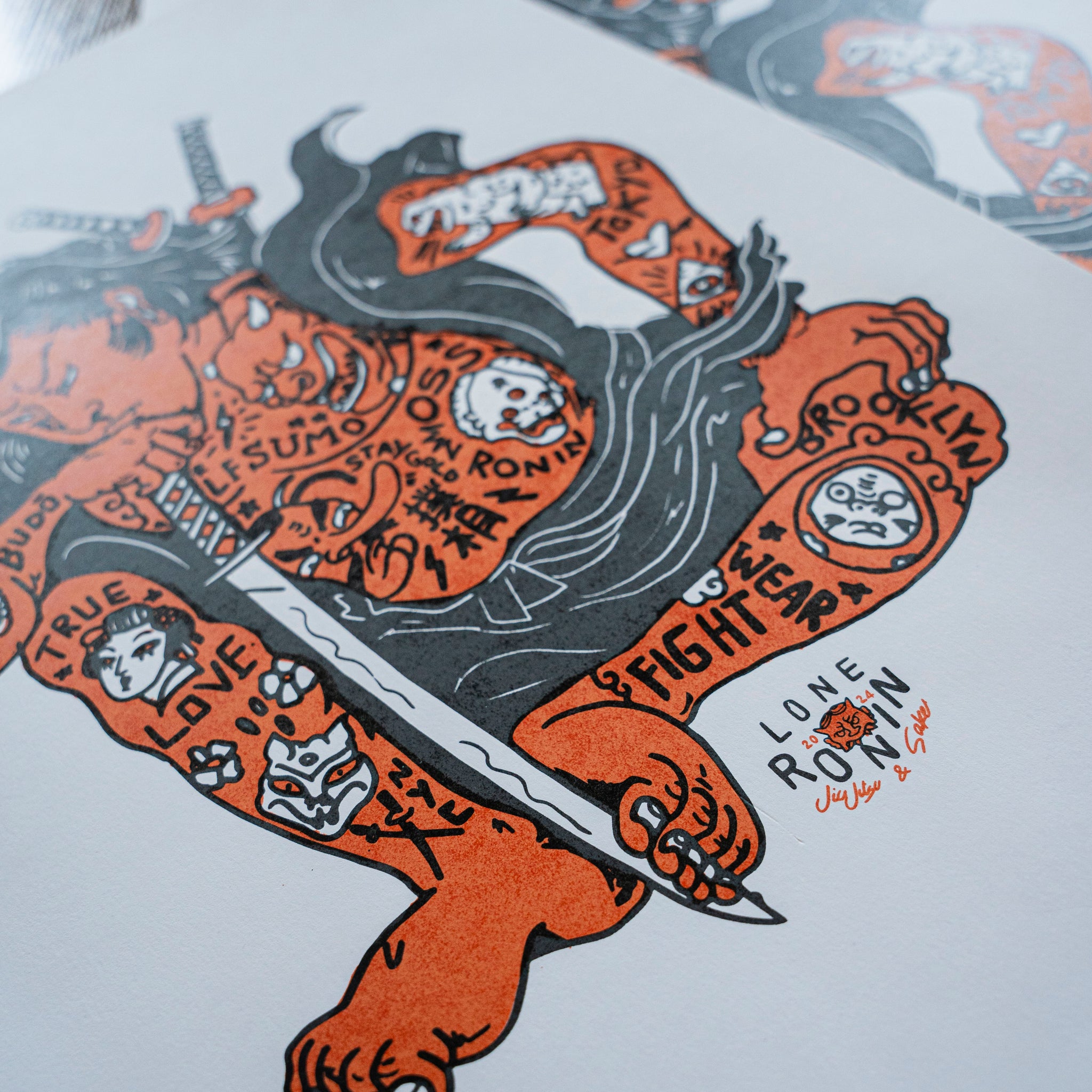 Lone Ronin - Large Premium Print