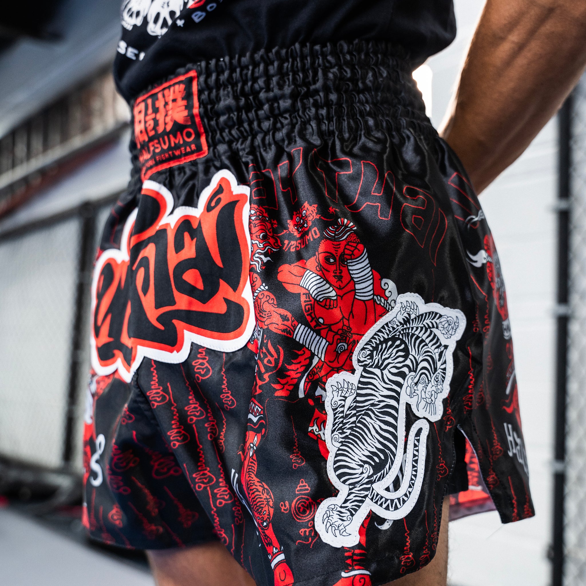 8 Limbs Muay Thai Shorts Black
