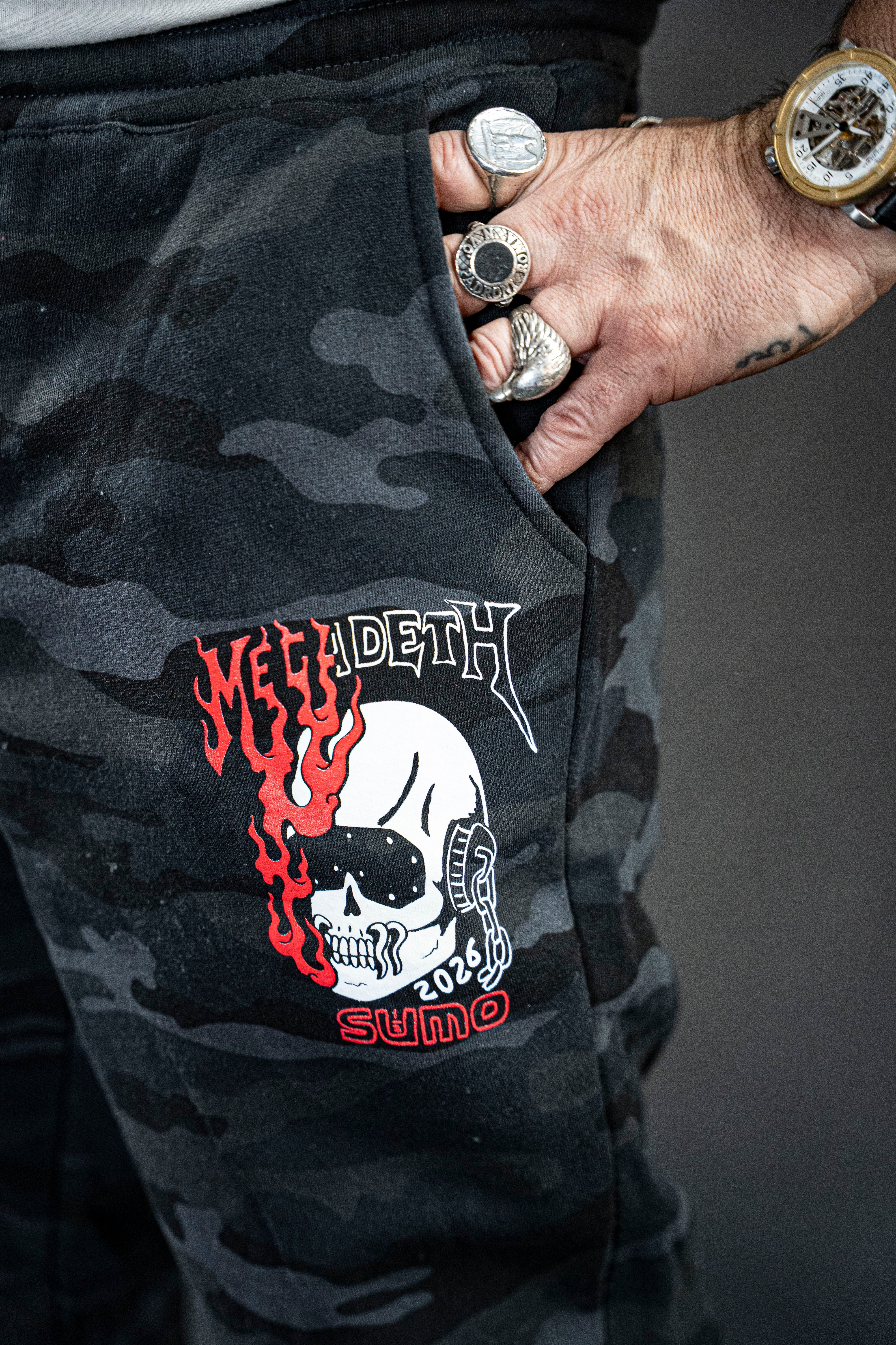 Megadeth Farewell Fire Joggers
