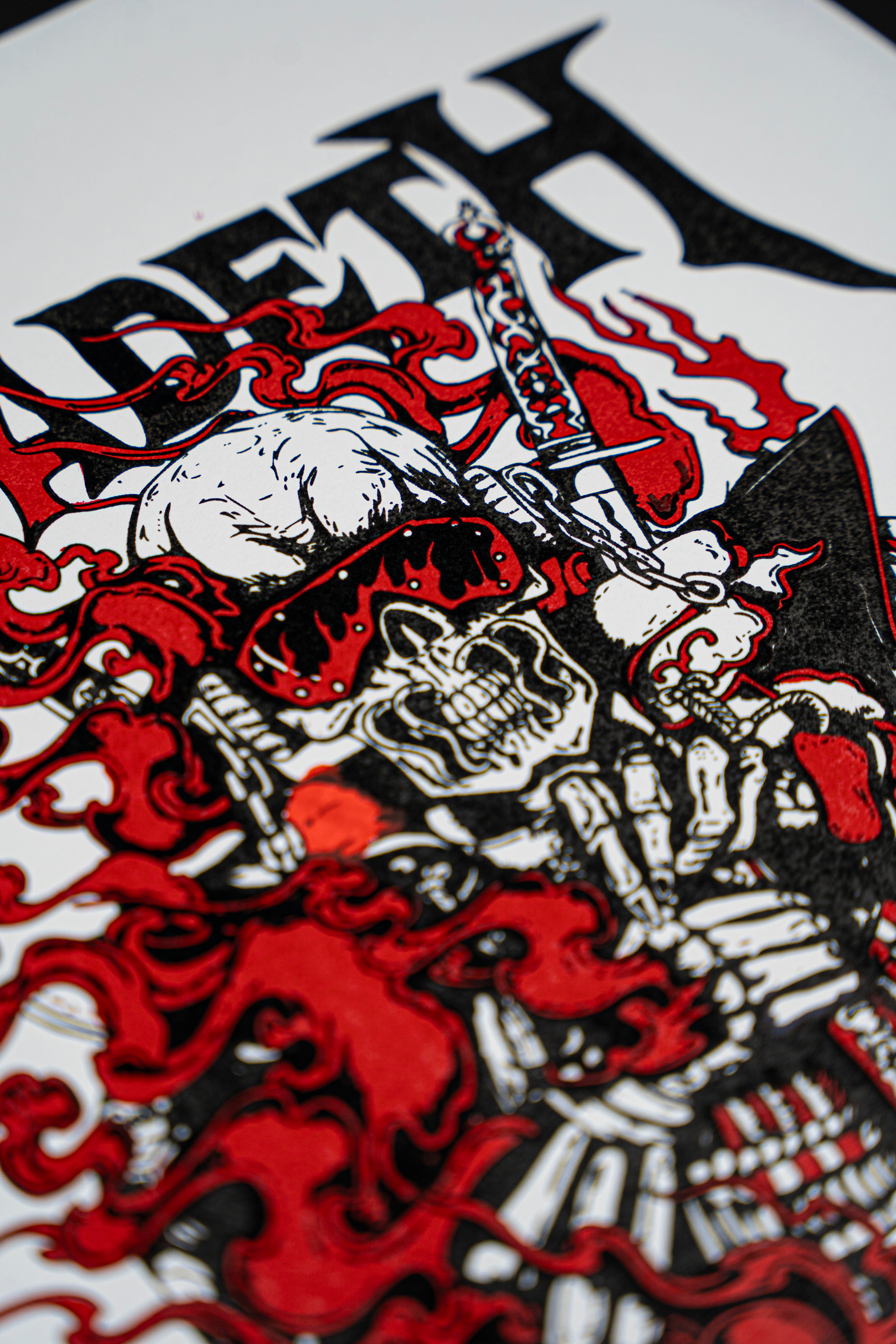 Megadeth Farewell Fire - Print