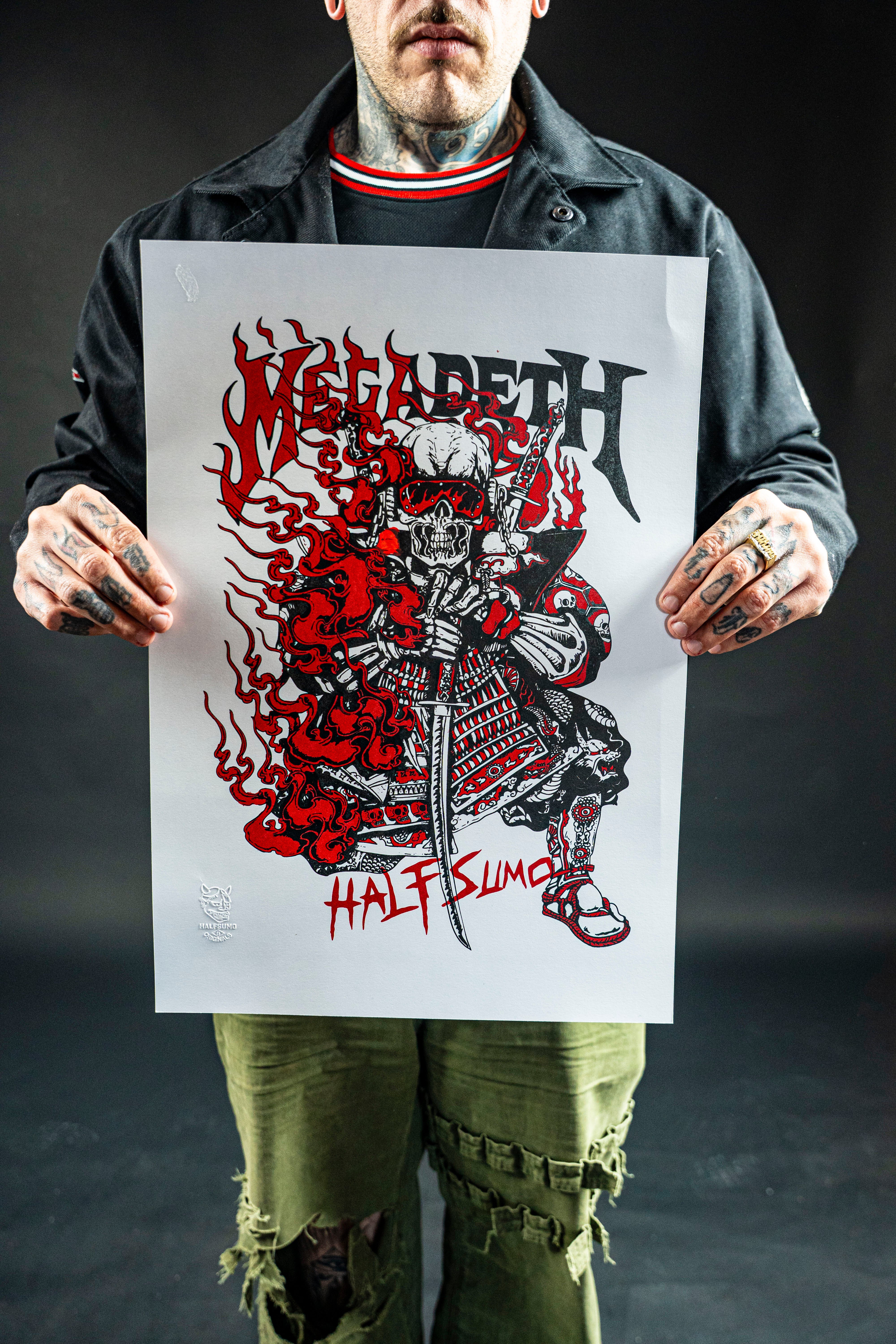 Megadeth Farewell Fire - Print