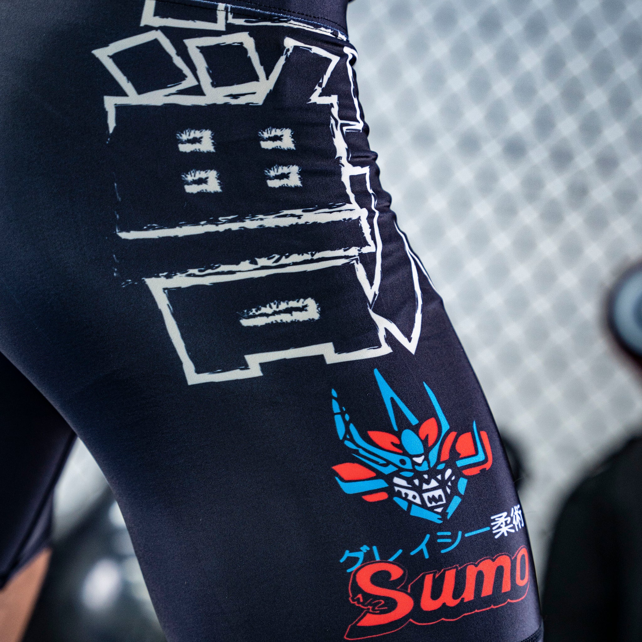 Kaiju vs Mekka Compression Shorts