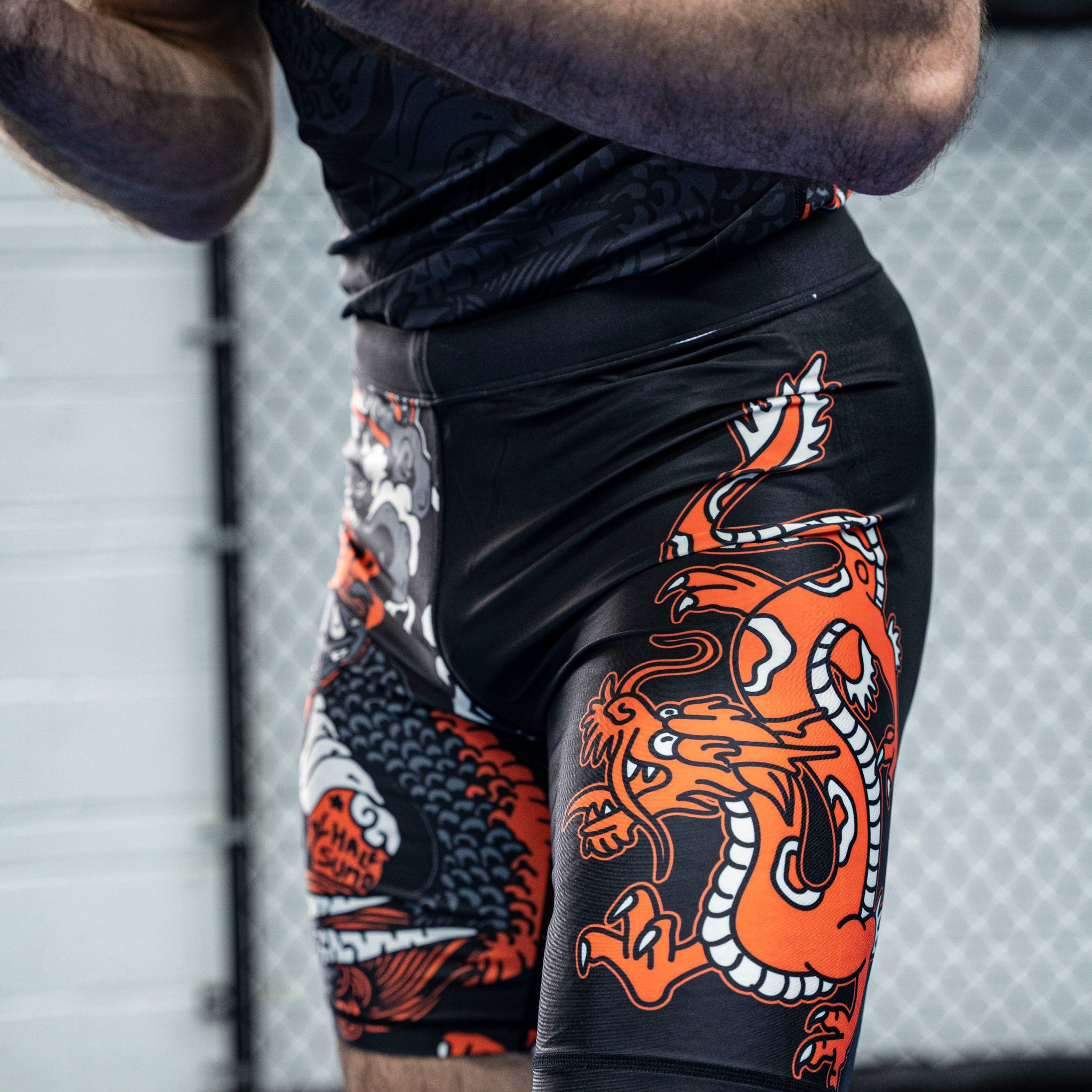 Year Of The Dragon Compression Shorts