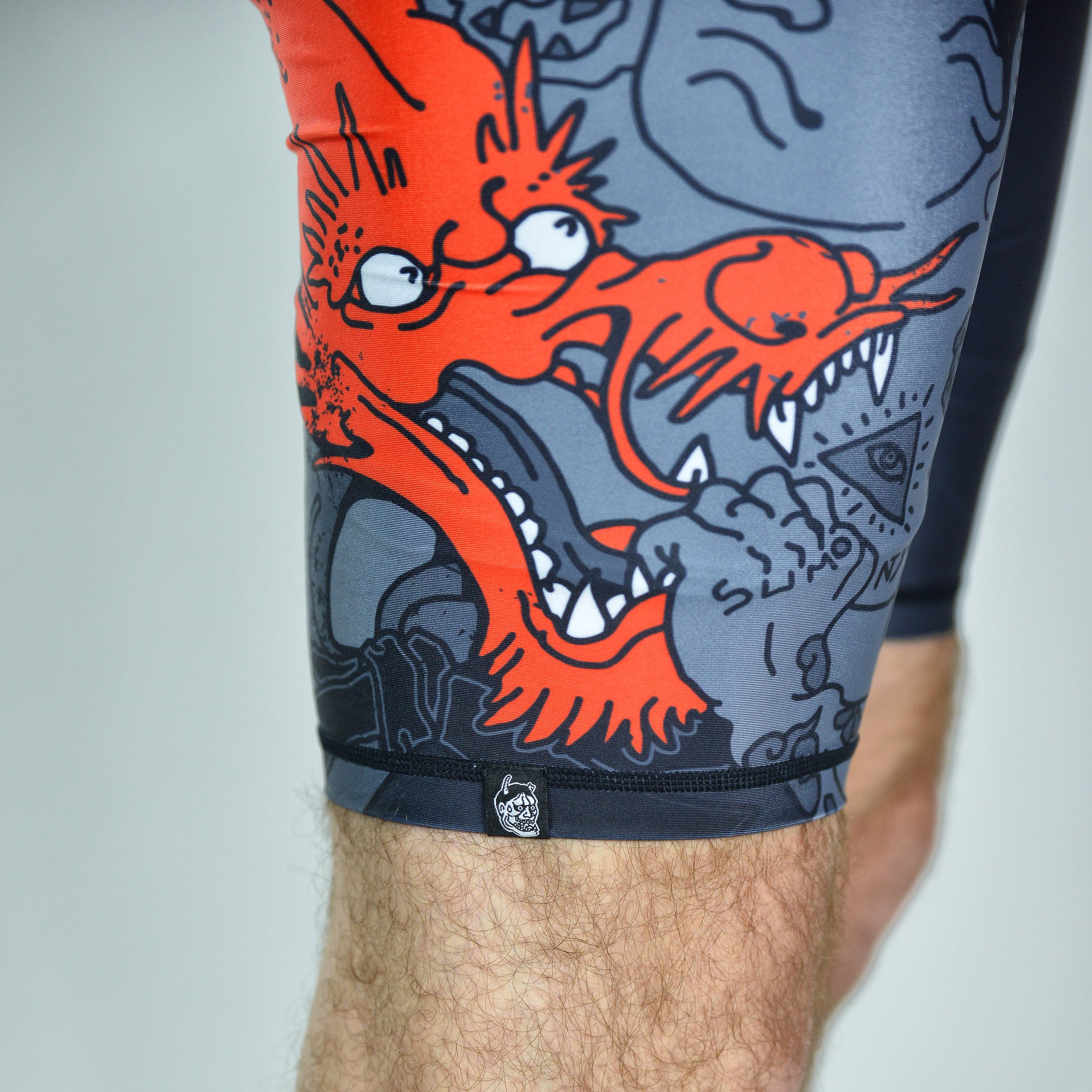 Red Dragon Compression Shorts