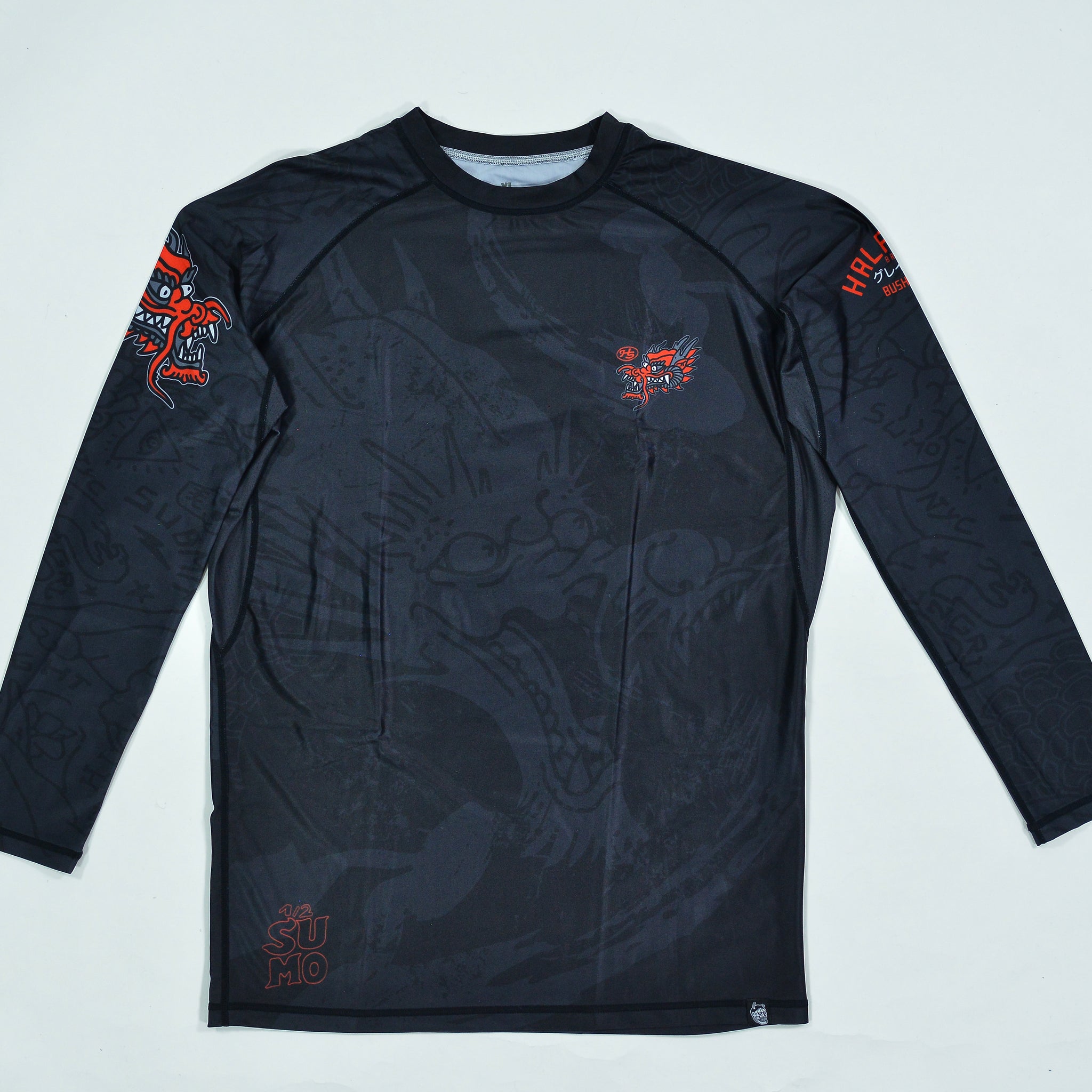 Red Dragon Rashguard Long Sleeve