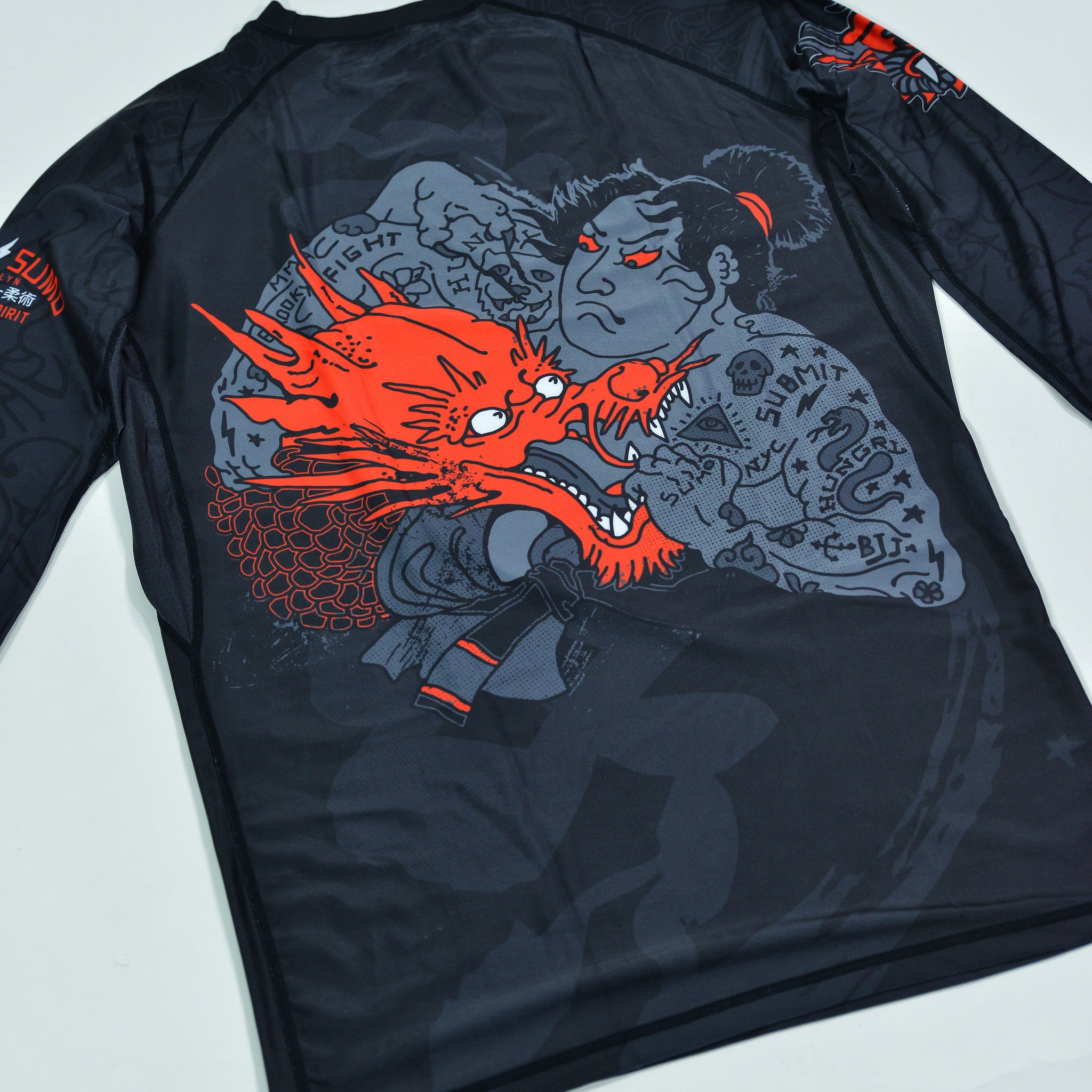 Red Dragon Rashguard Long Sleeve