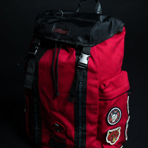 Ryu Pearl Weave Backpack Red