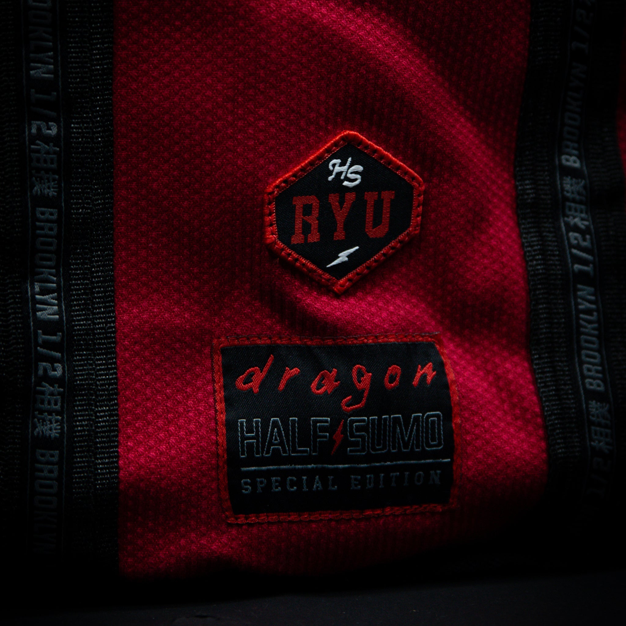 Ryu Pearl Weave Backpack Red