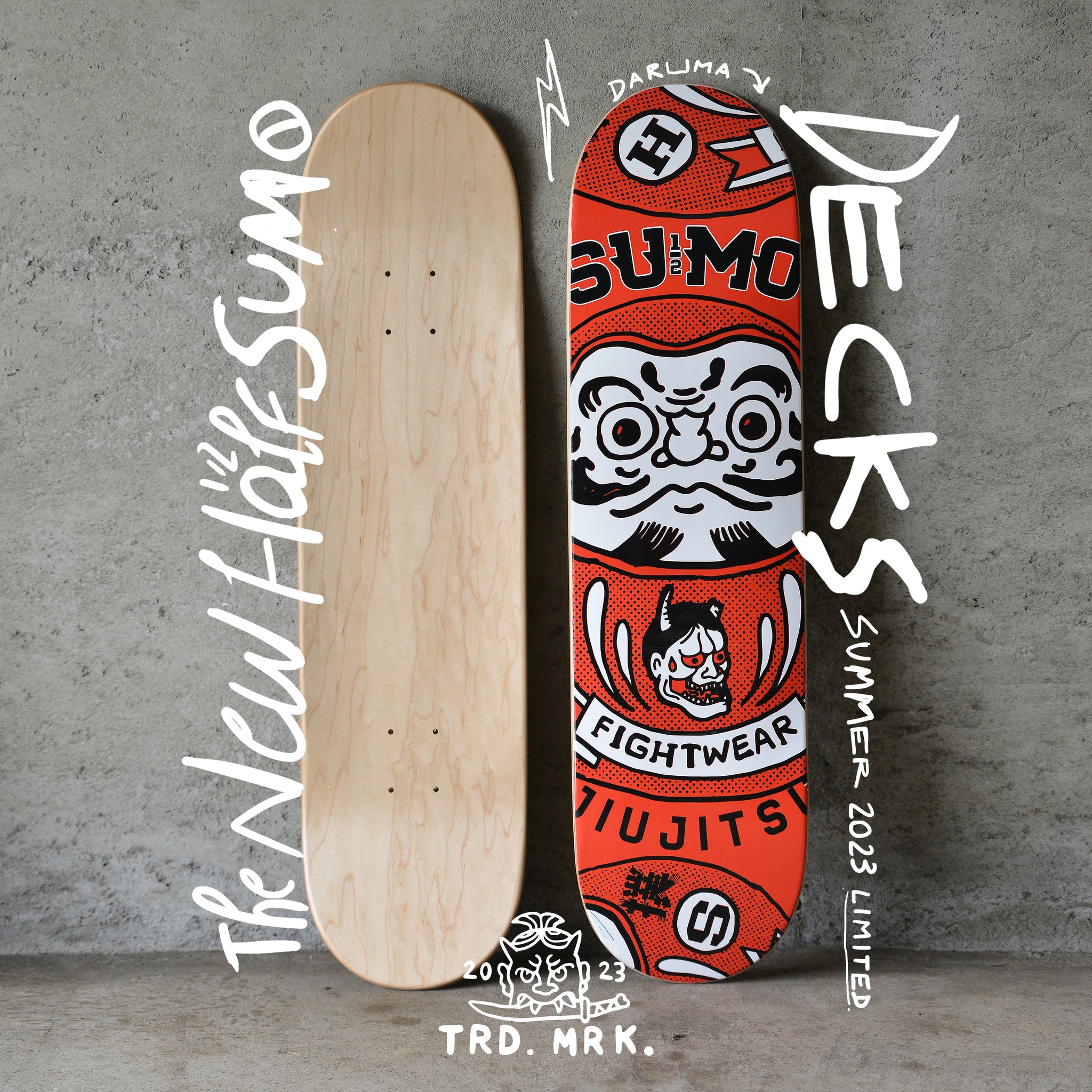 Daruma Skateboard Deck