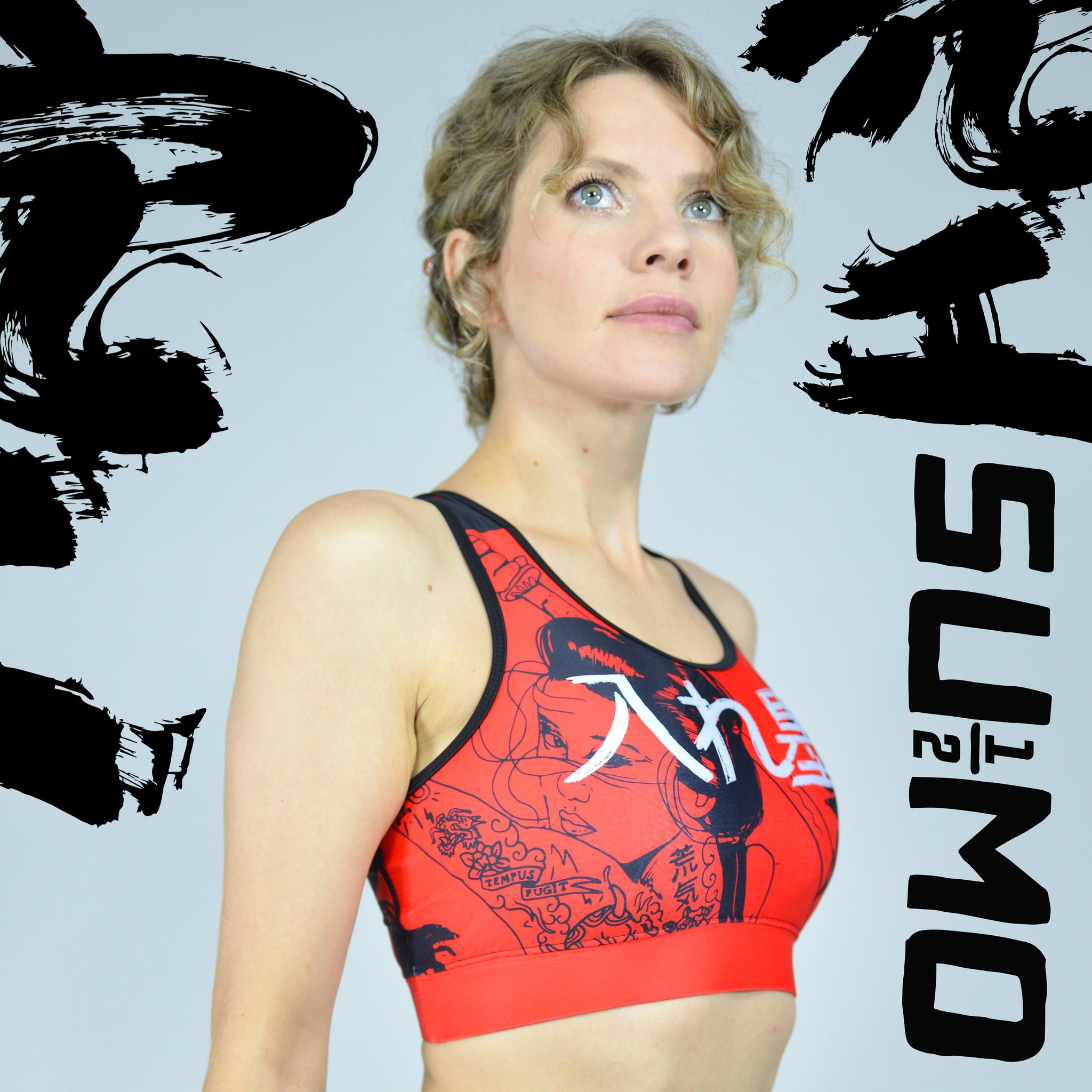 Onna Red Sports Bra for Women