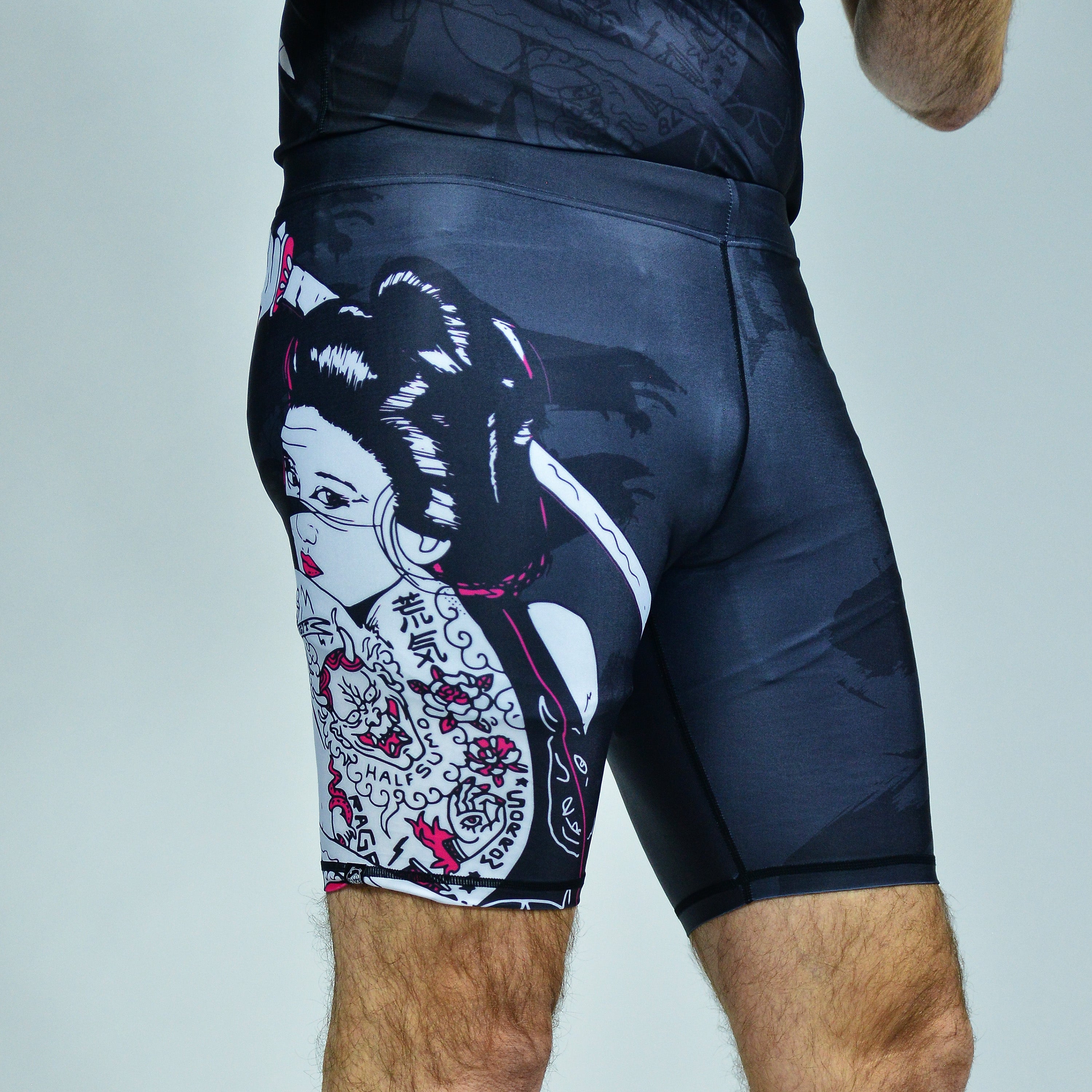 Neon compression hot sale shorts