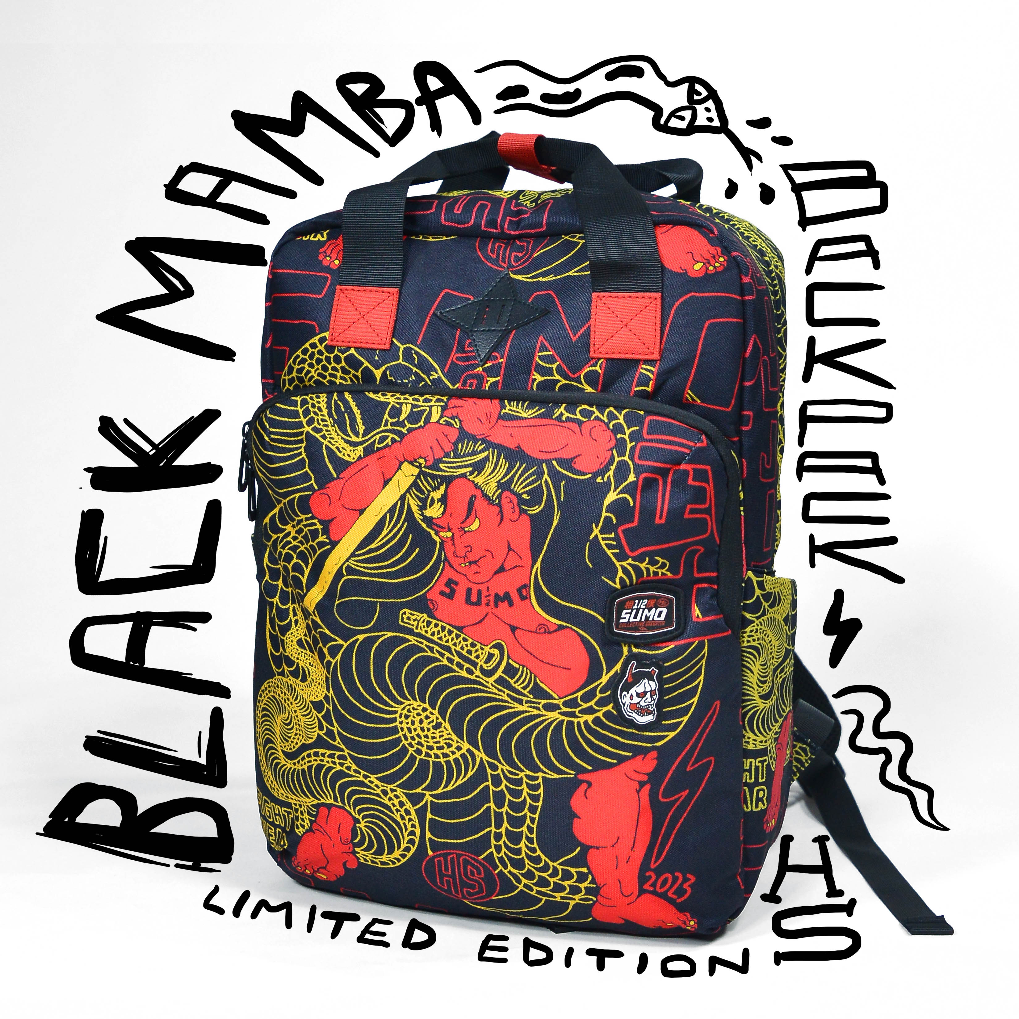 Black Mamba Backpack Half Sumo