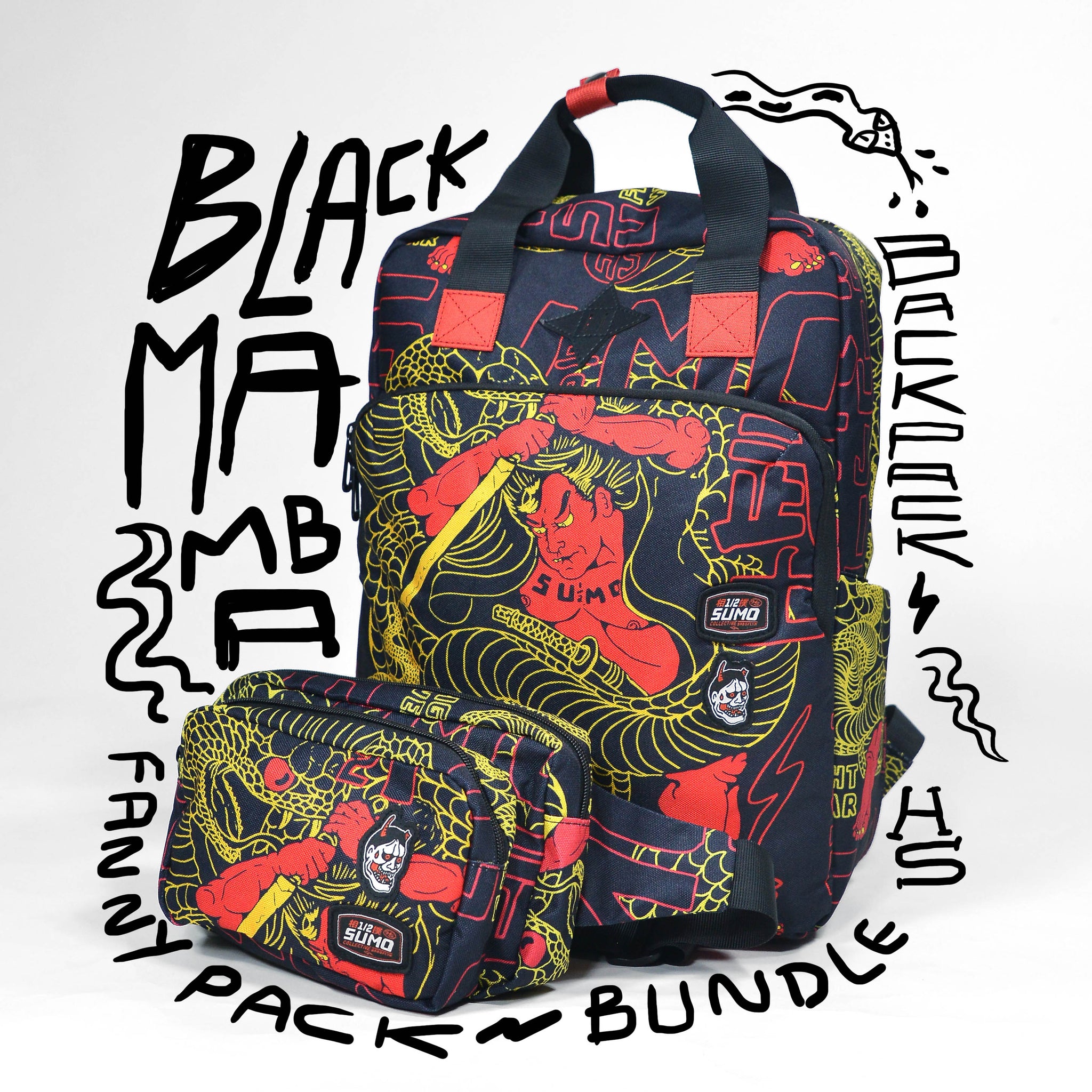 Black Mamba Backpack Bundle