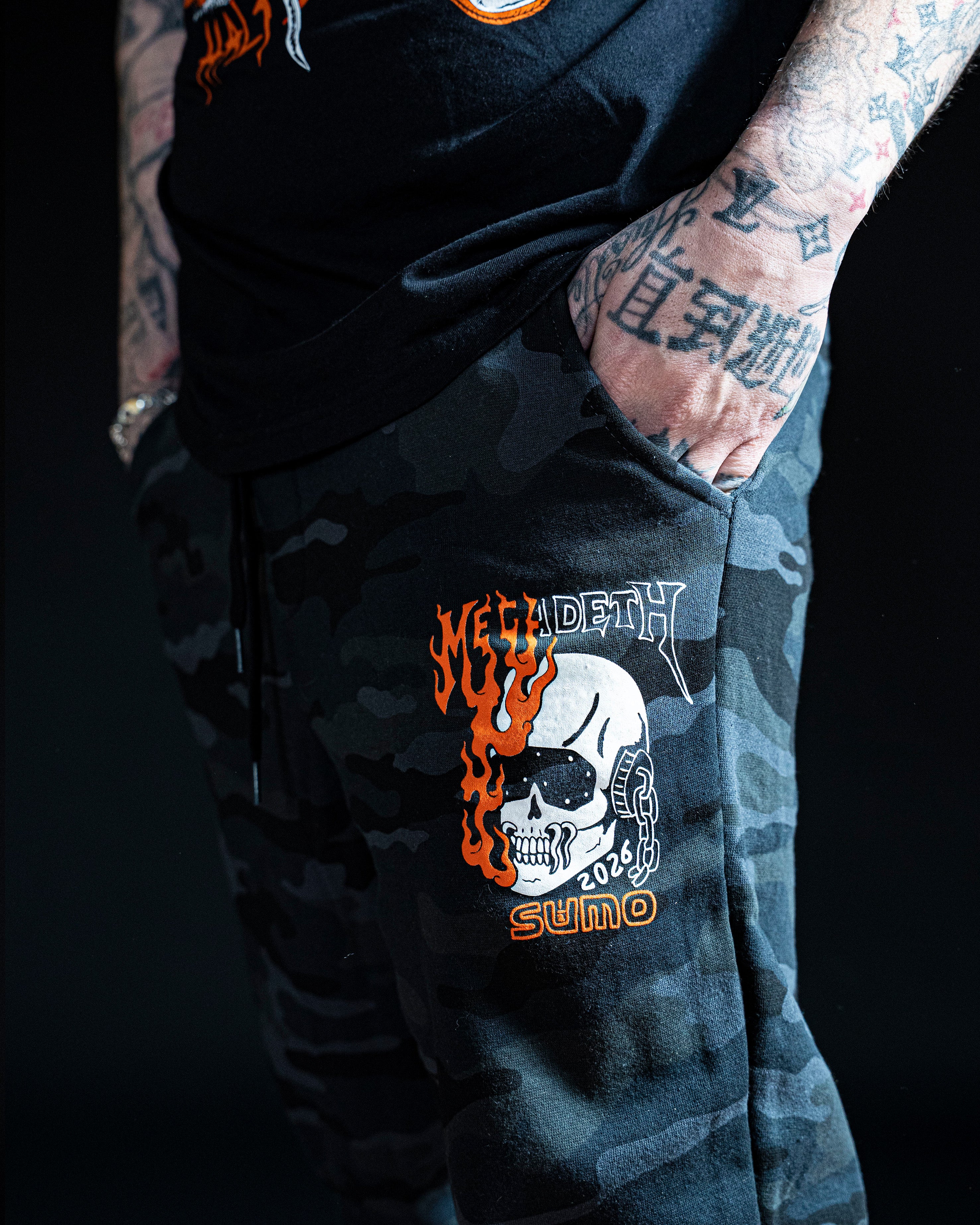 Megadeth Farewell Fire Joggers