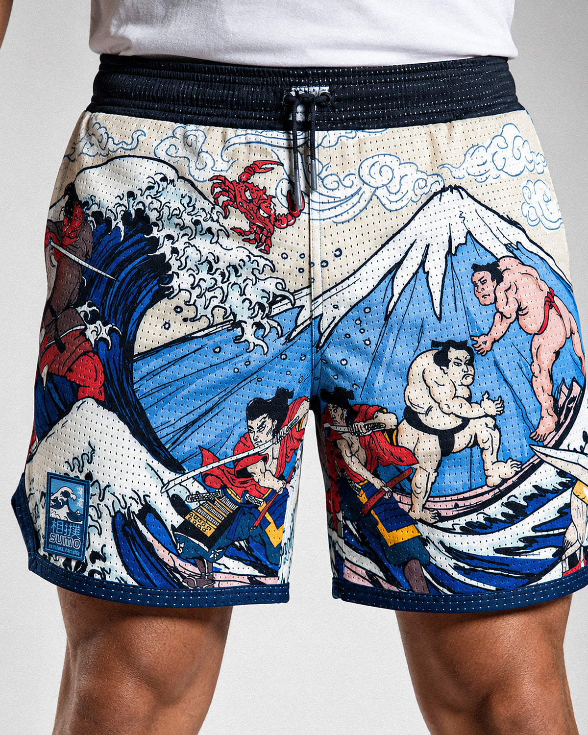 Hokusai Mesh Shorts