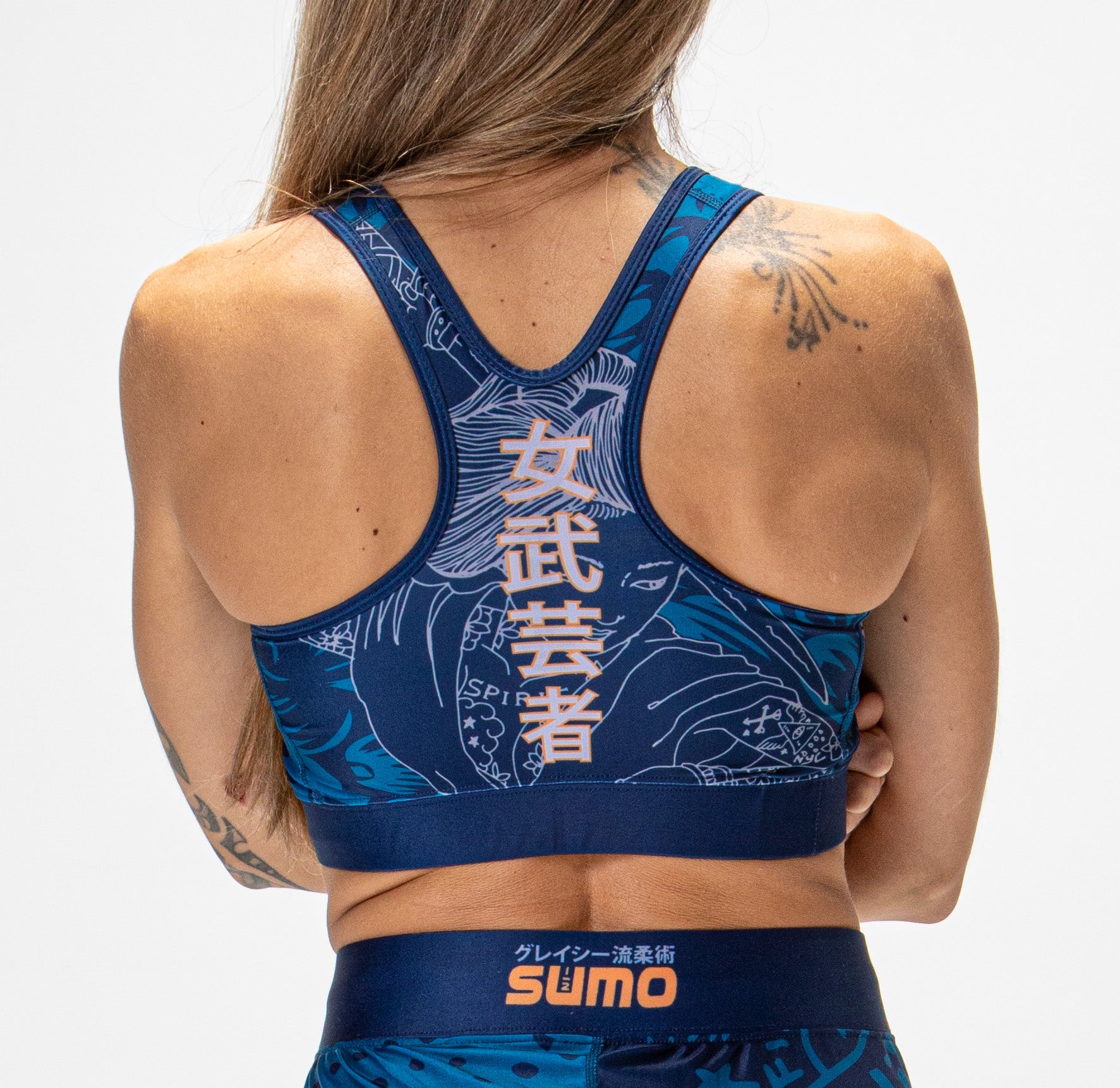 Onna Blue Sports Bra for Women – Half Sumo
