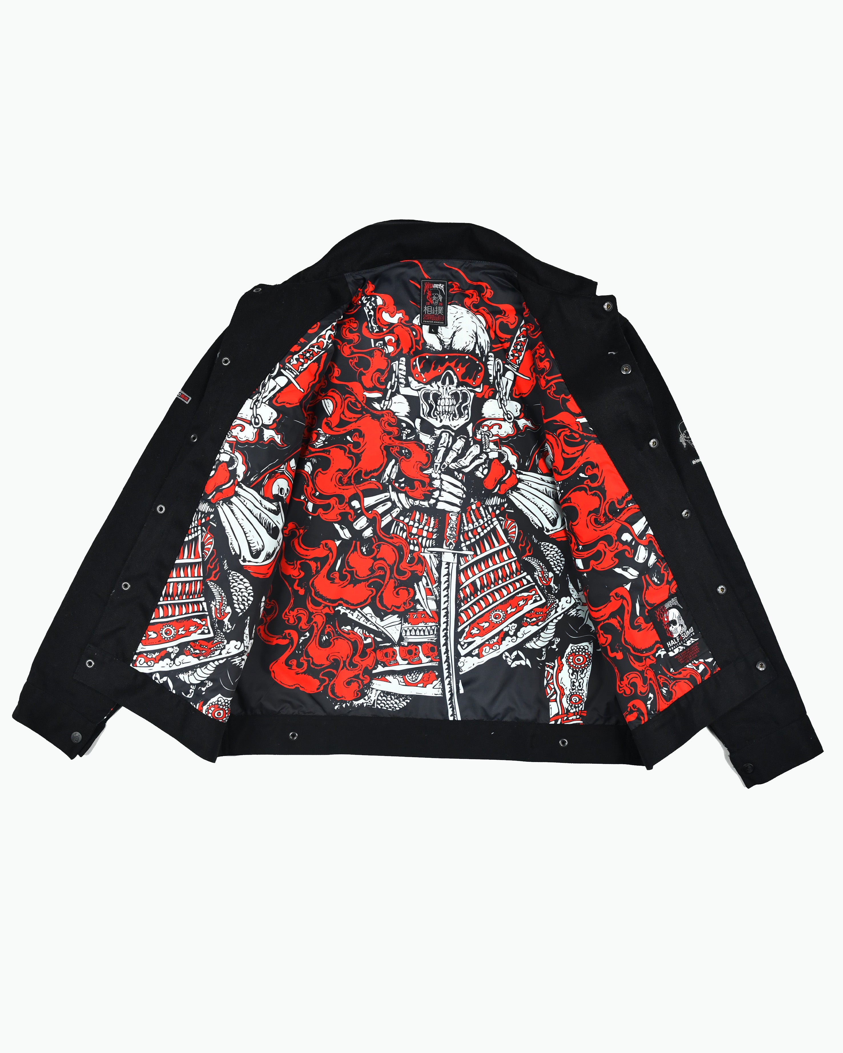 Megadeth Farewell Fire Denim Jacket
