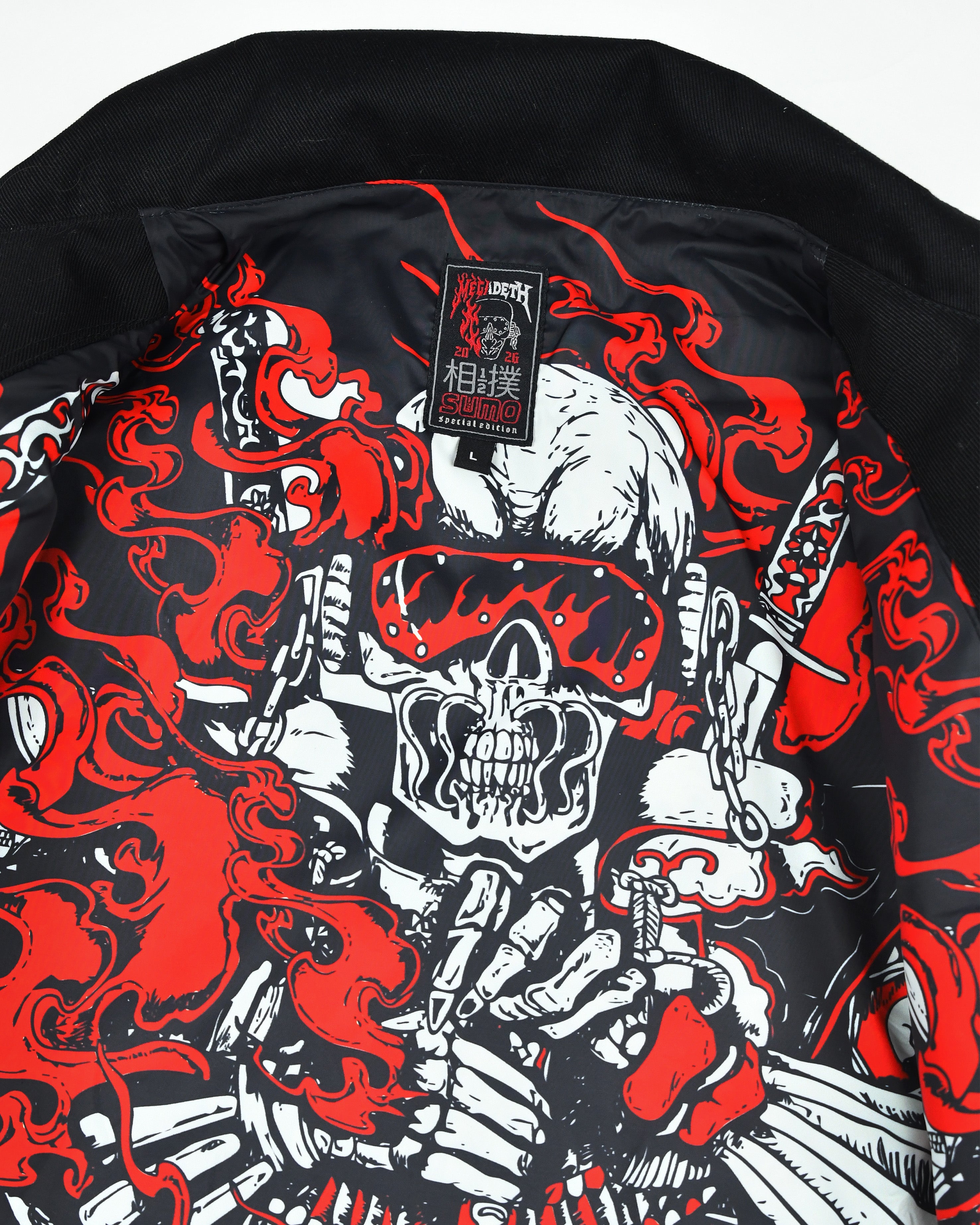 Megadeth Farewell Fire Denim Jacket