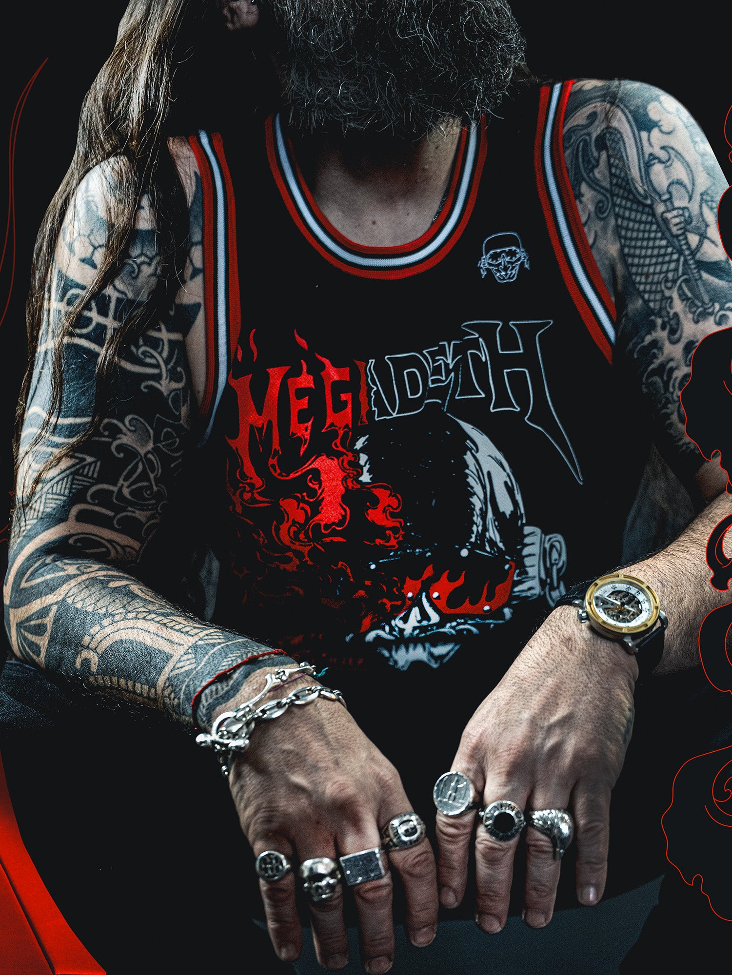 Megadeth Farewell Fire Tank Top