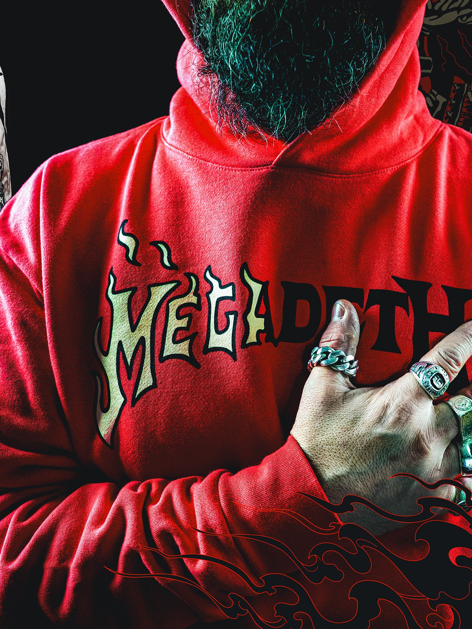 Megadeth Farewell Fire Hoodie