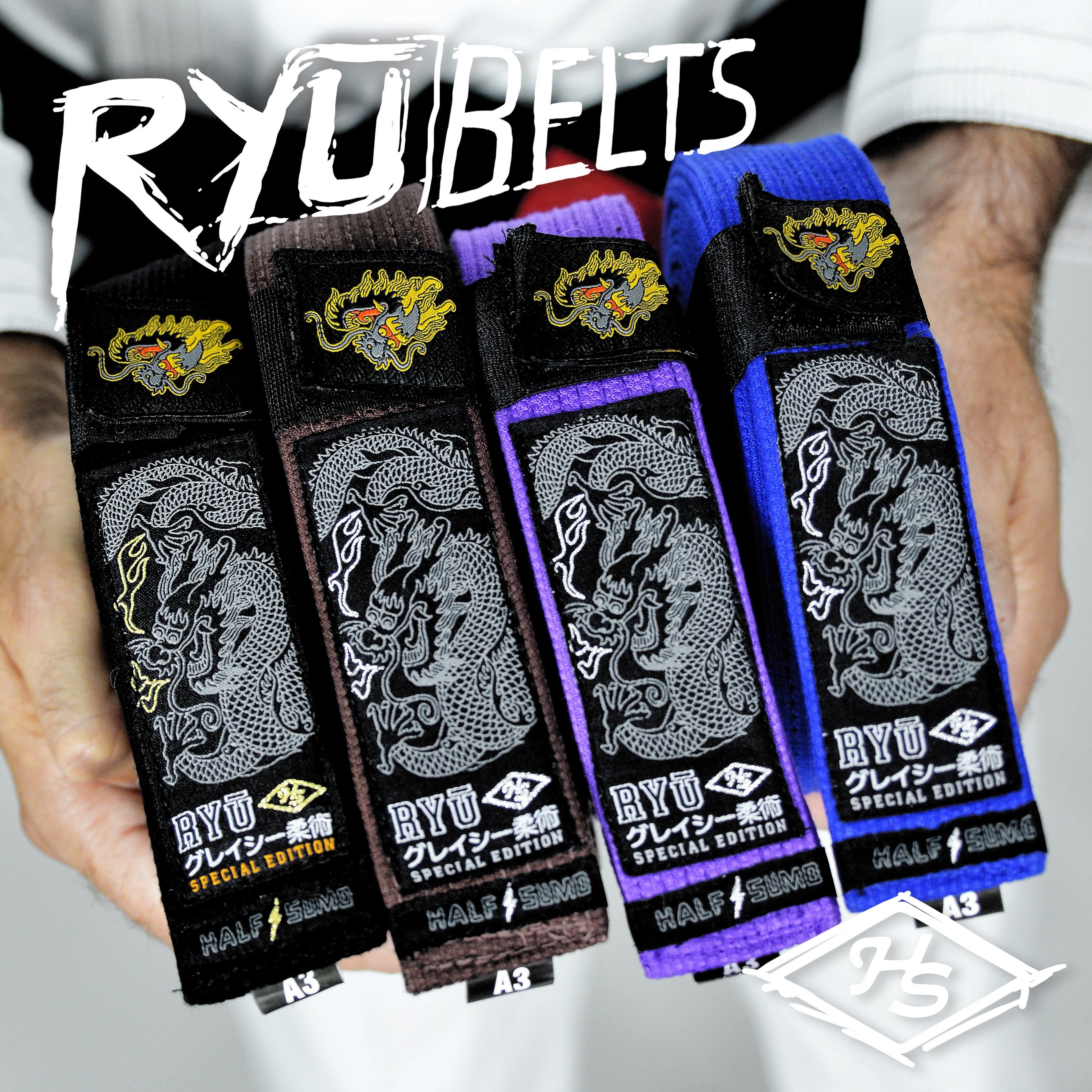 Ryu Premium Jiu-Jitsu Belts