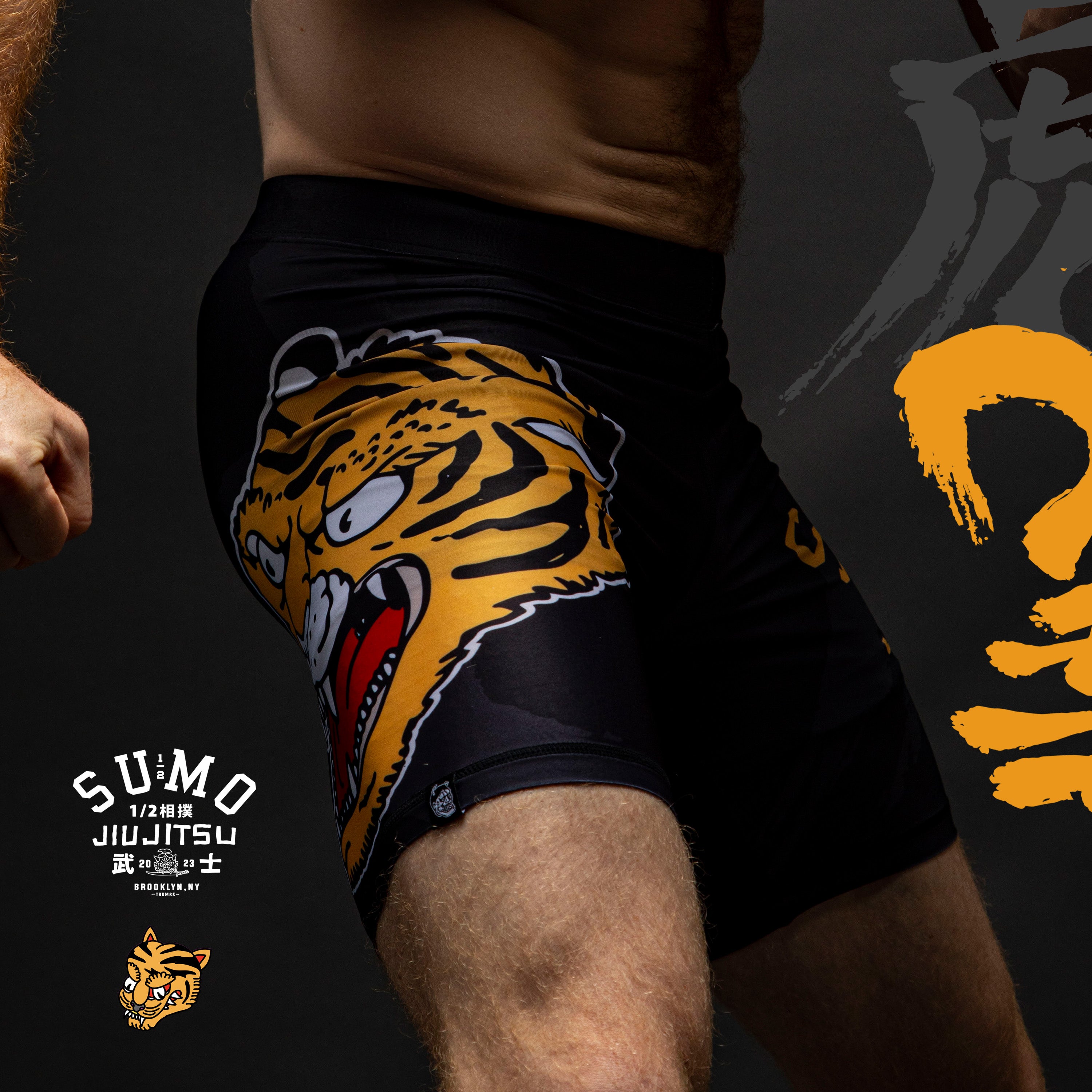 Compression best sale wrestling shorts