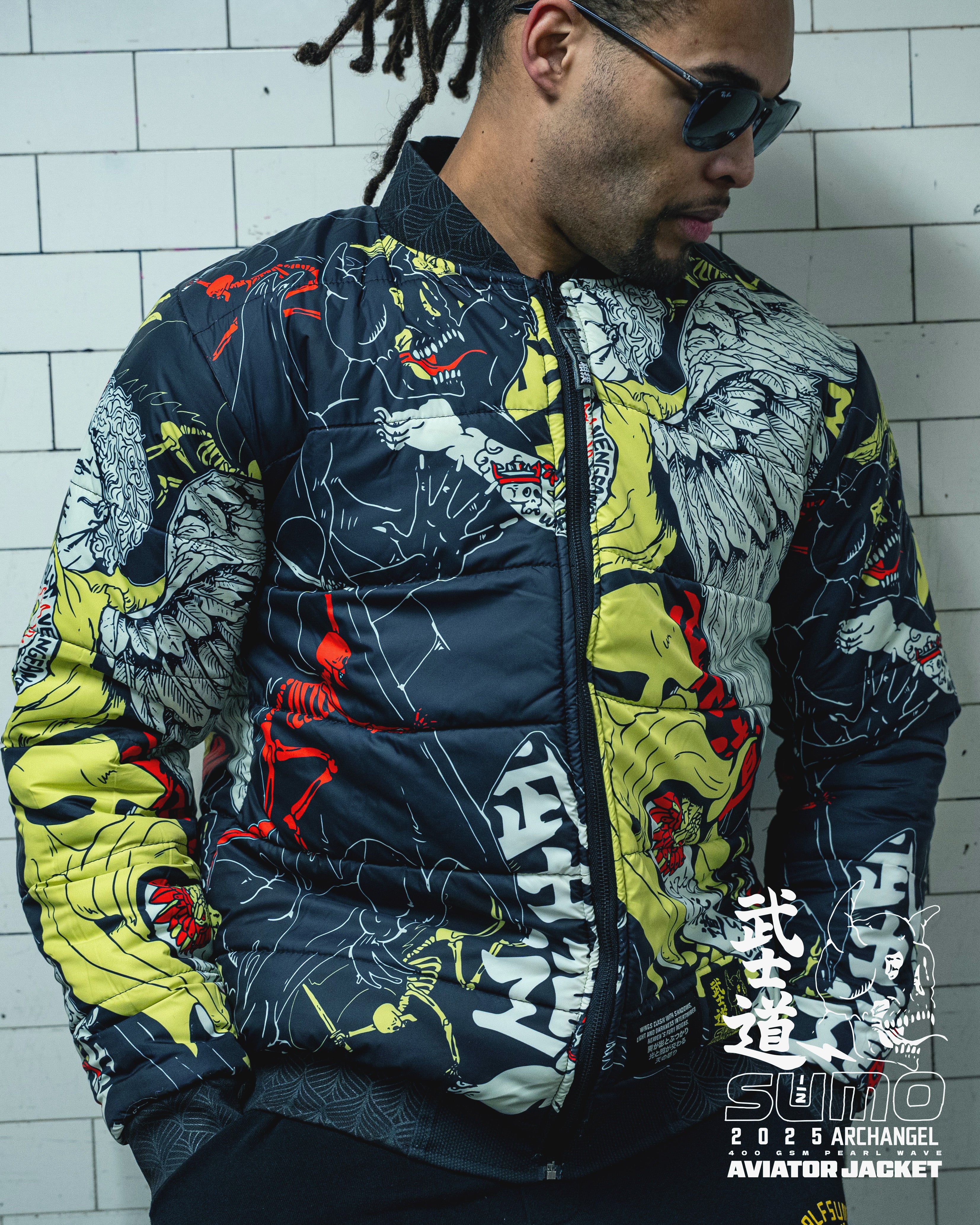 ジャケット・アウター sun- taro- sun The Sun Tarot Card Denim Jacket – Sacred Tide