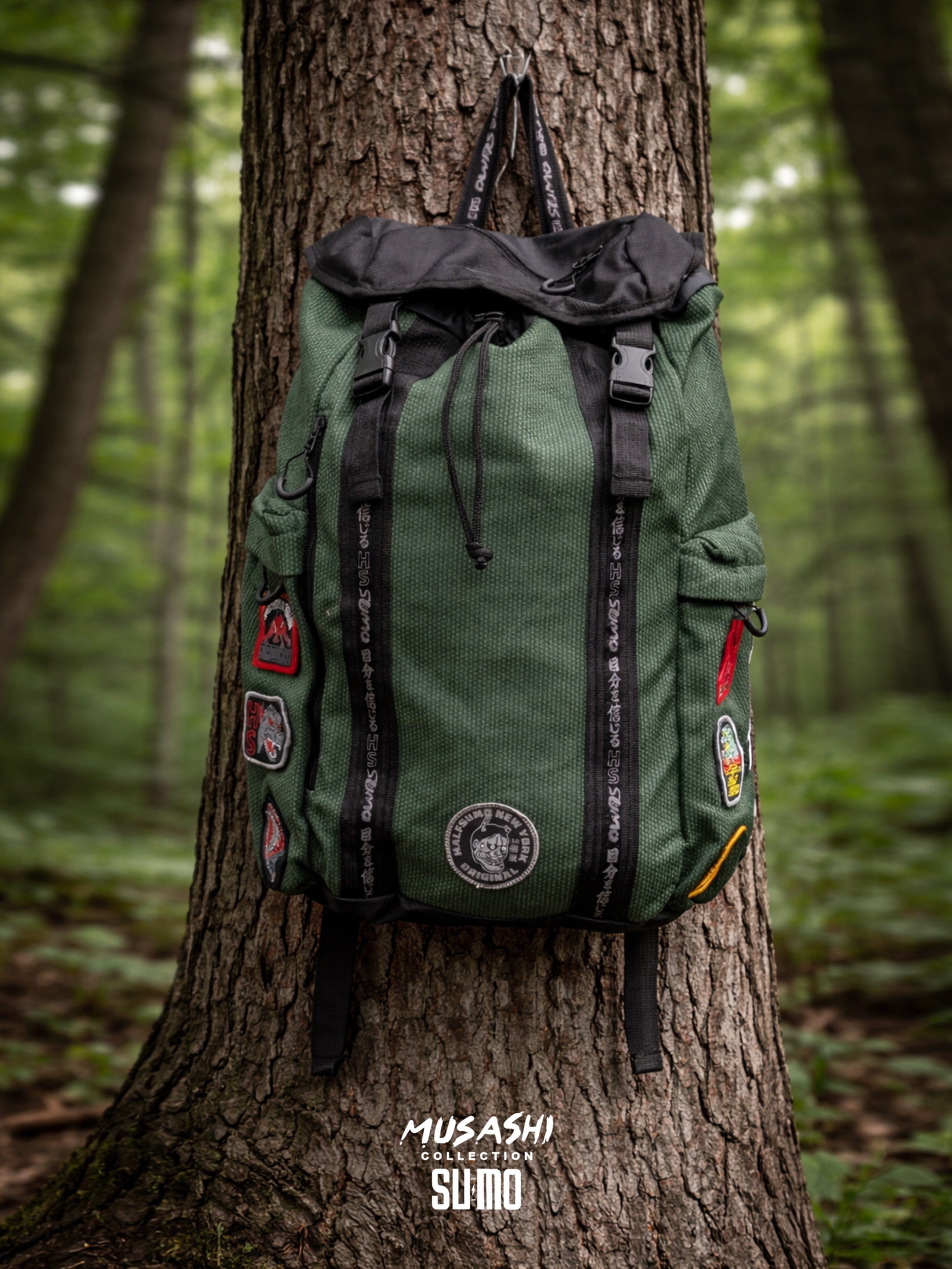 Musashi Chi Backpack Green
