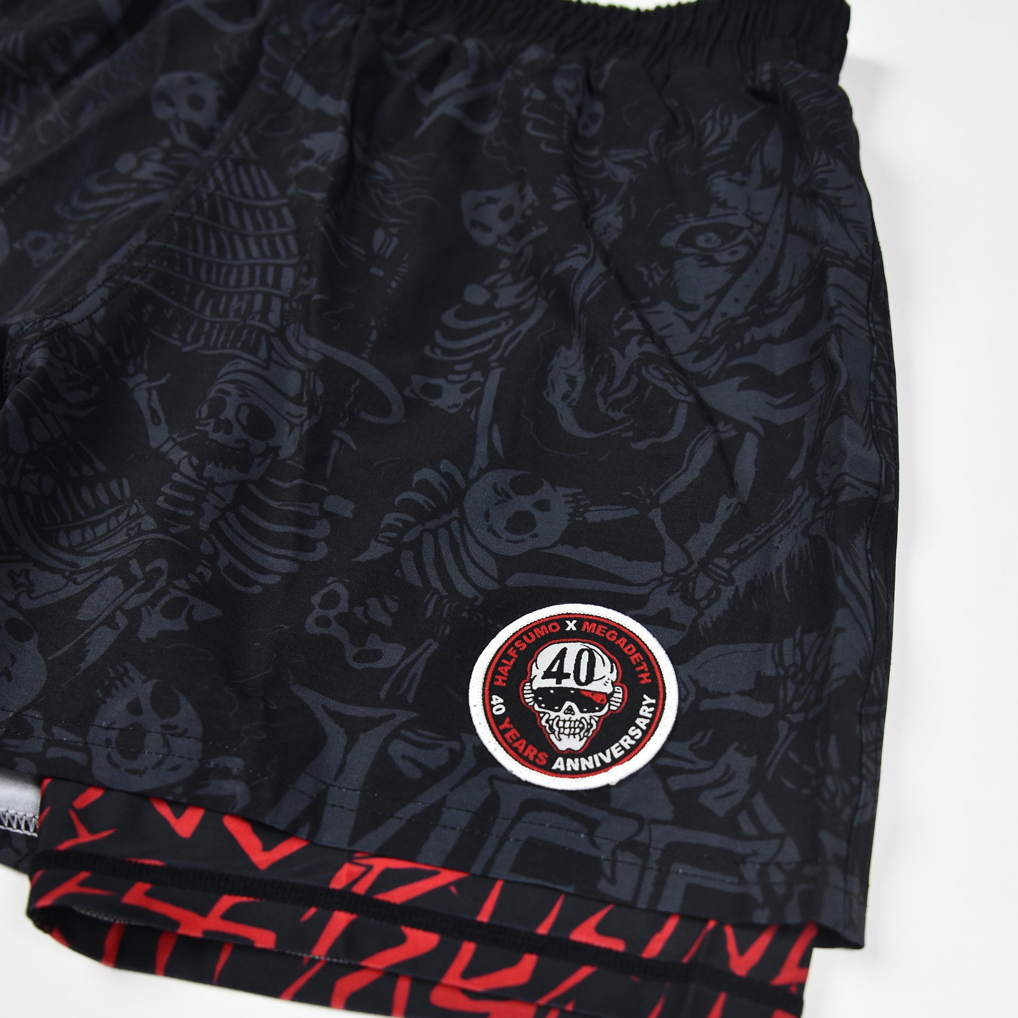 Megadeth Dual Layer Shorts