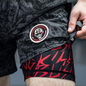 Megadeth Dual Layer Shorts